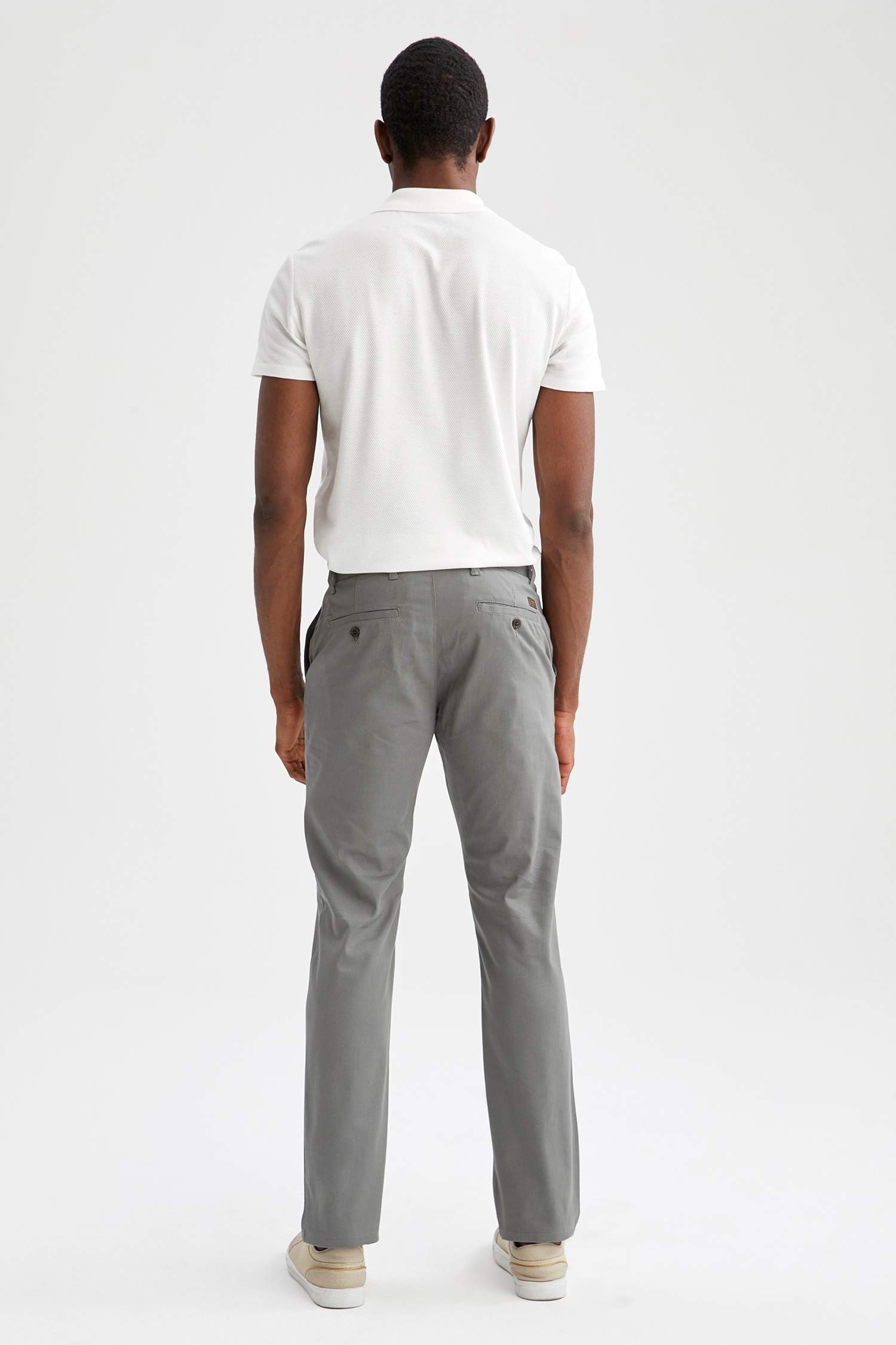 Regular Fit Basic Pamuklu Chino Pantolon
