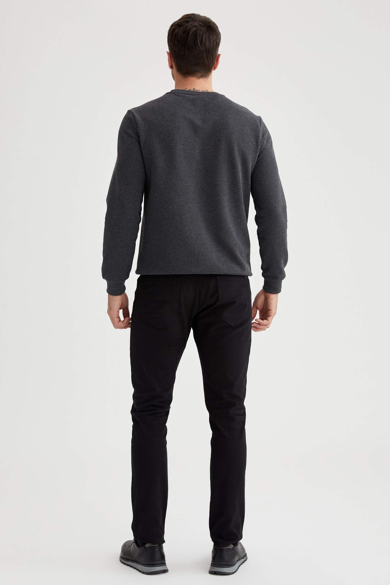 Basic Slim Fit Cepli Chino Pantolon