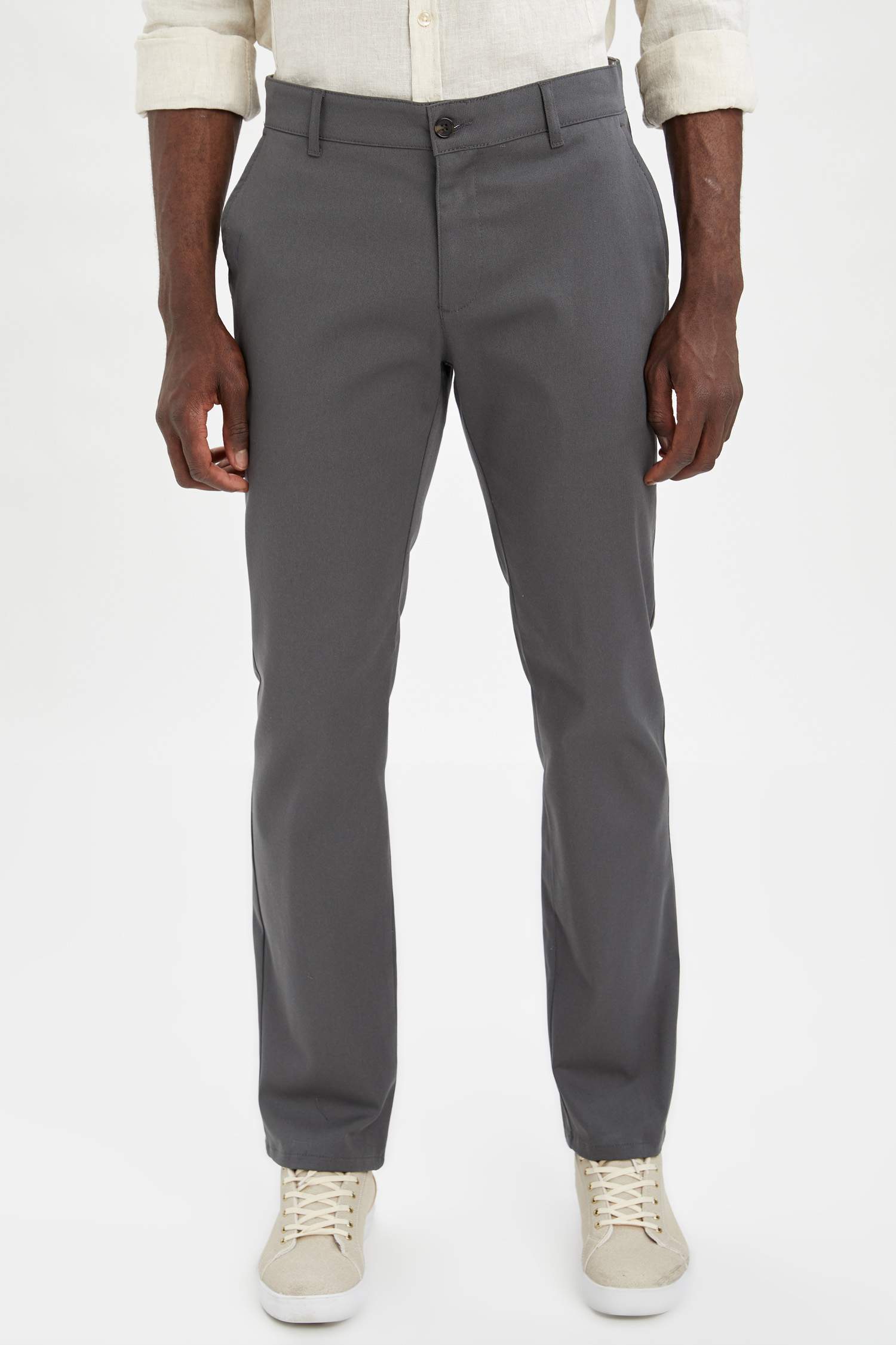 Regular Fit Basic Chino Pantolon