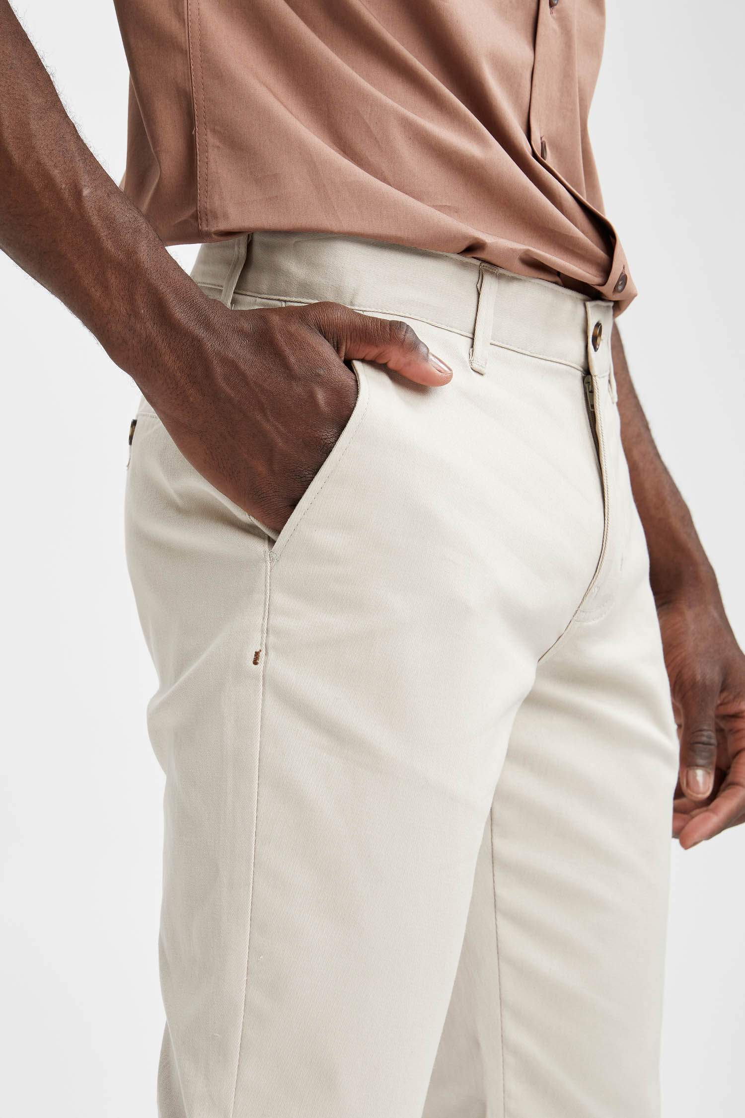 Regular Fit Basic Chino Pantolon