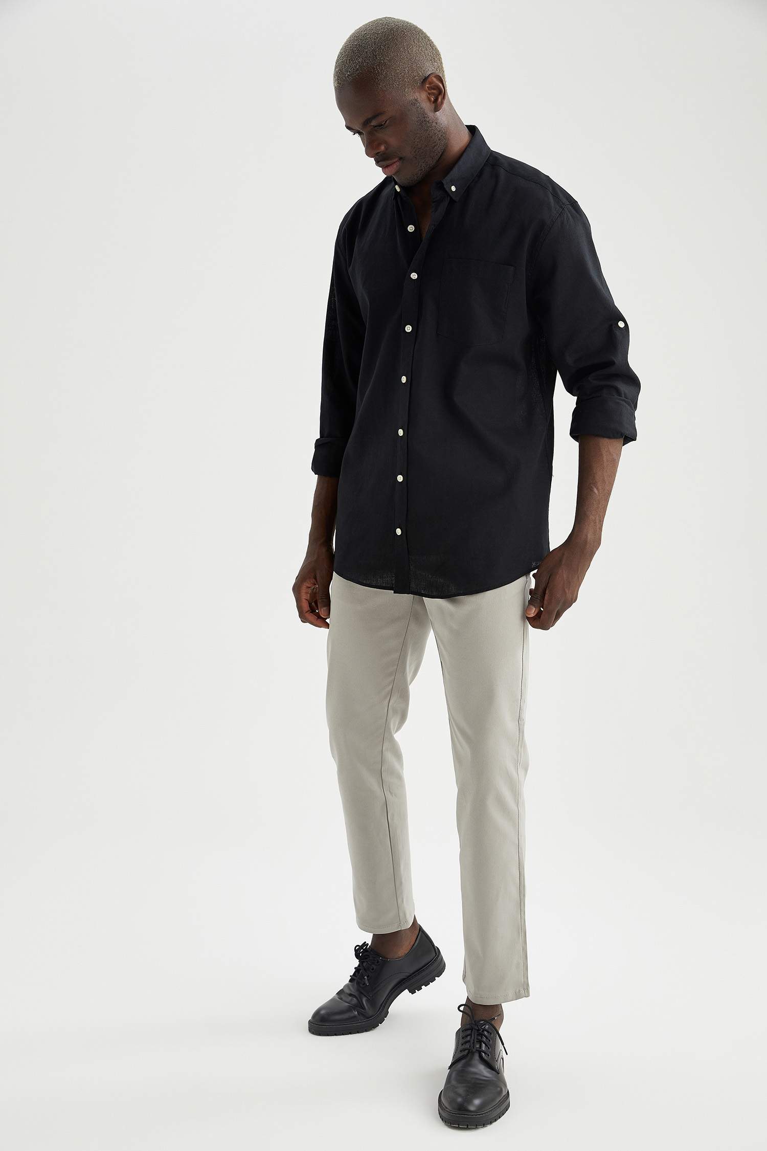 Regular Fit Basic Chino Pantolon