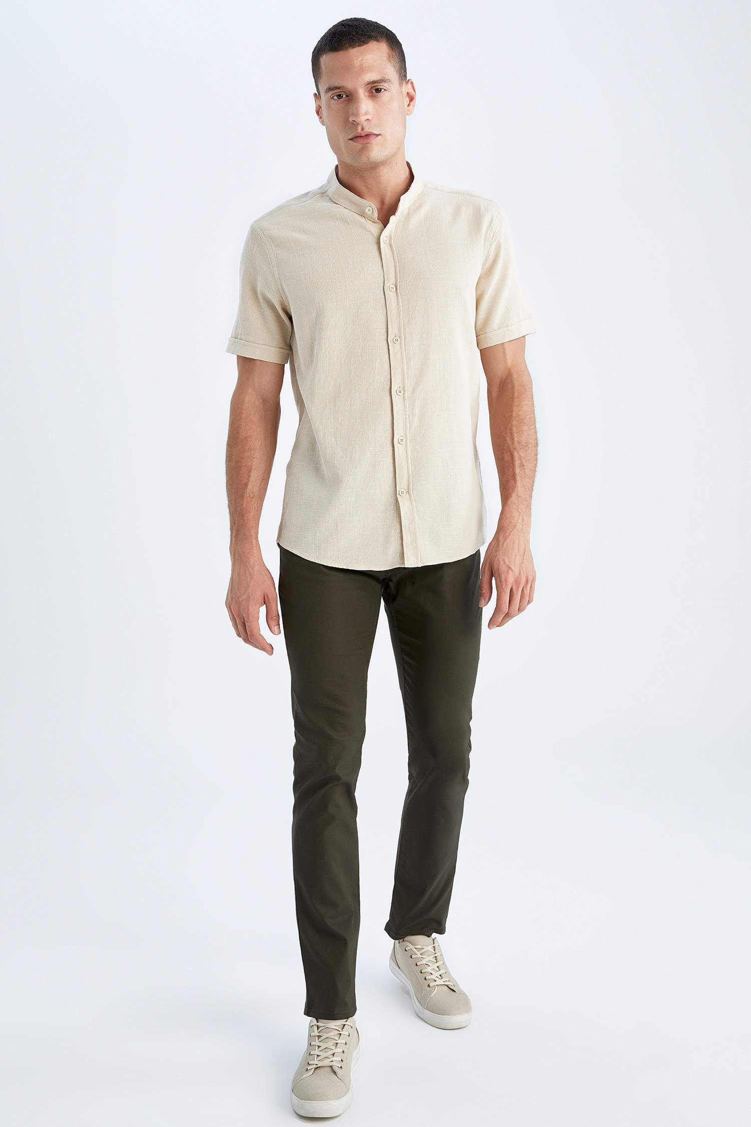 Slim Fit Basic Chino Pantolon