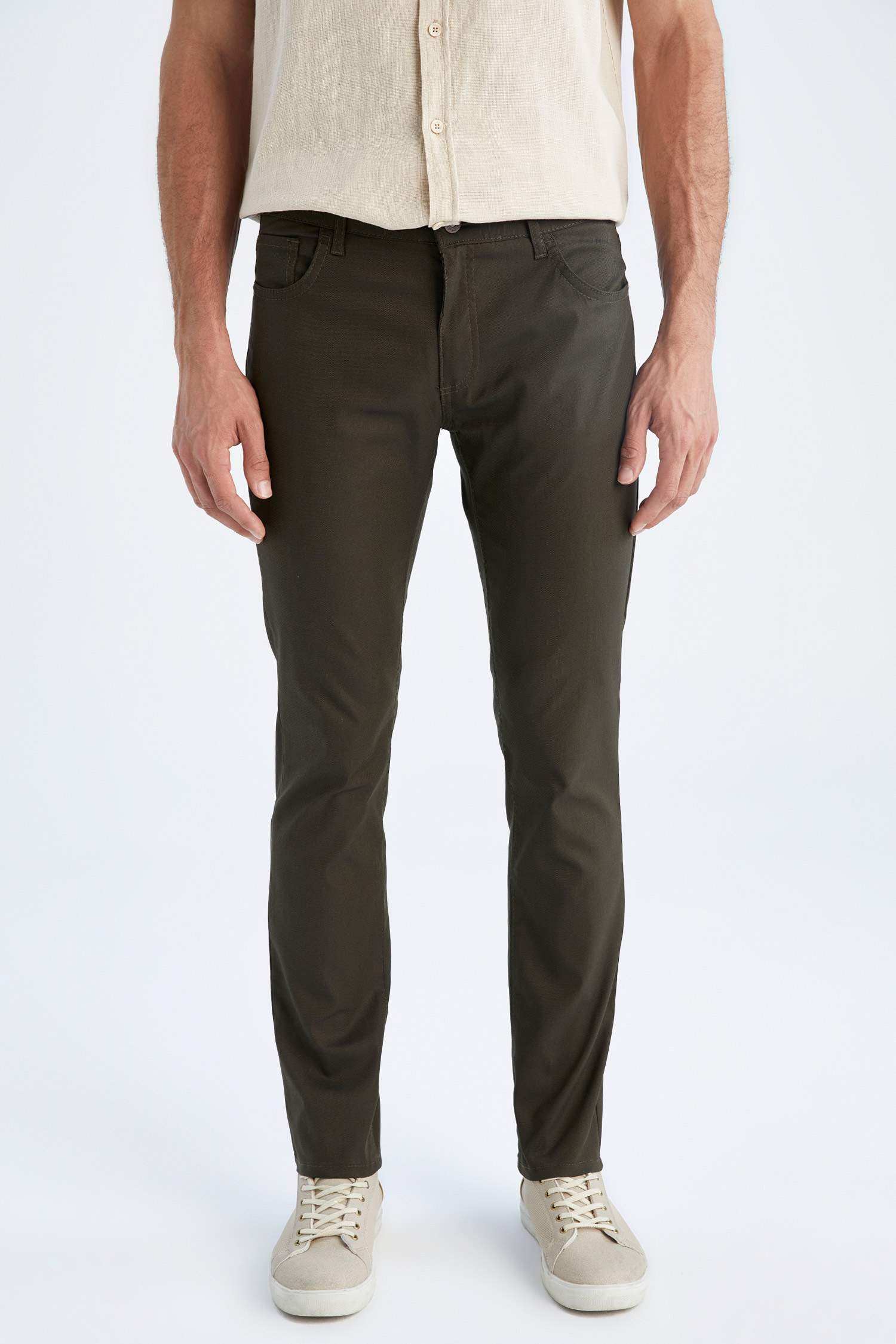 Slim Fit Basic Chino Pantolon