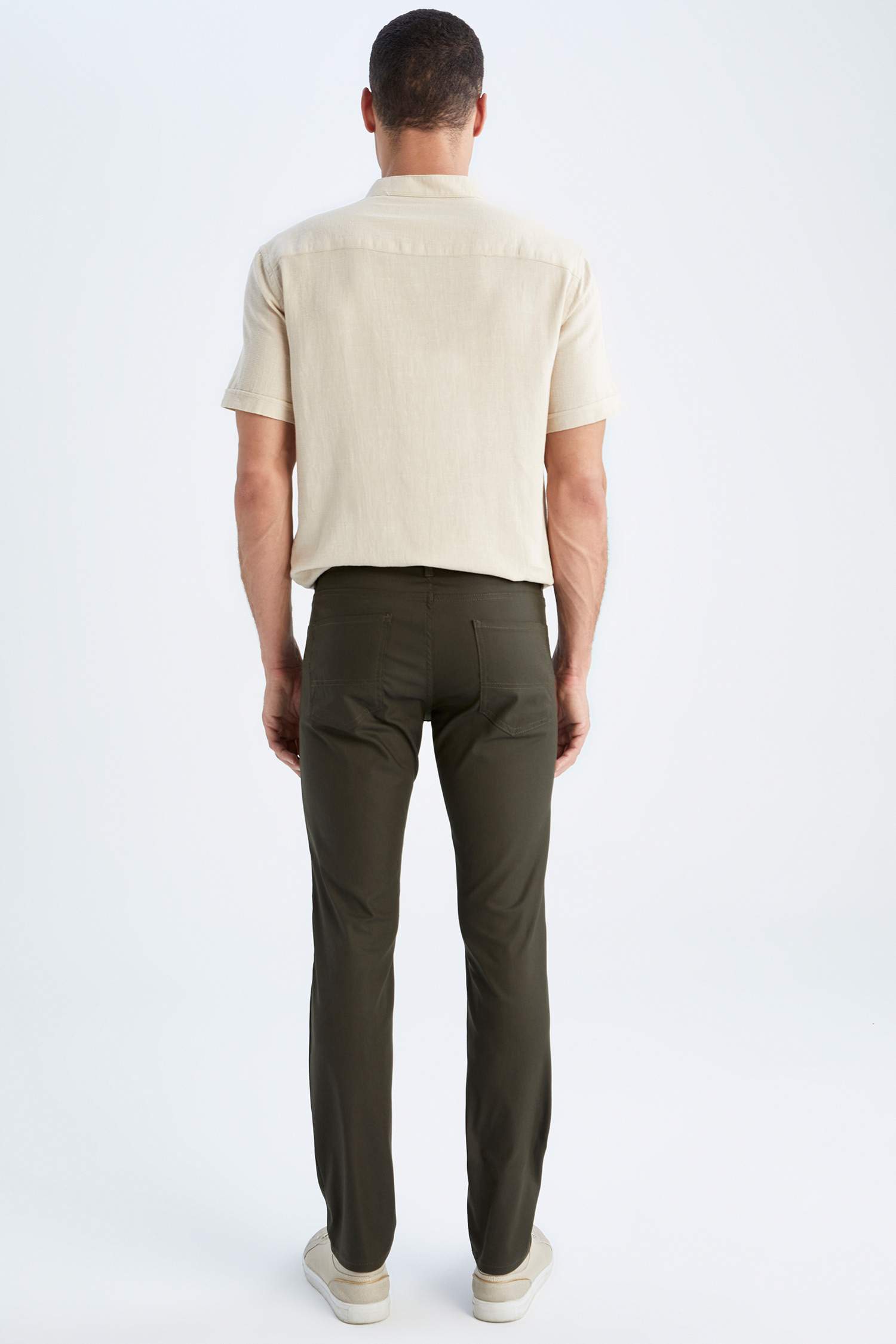 Slim Fit Basic Chino Pantolon