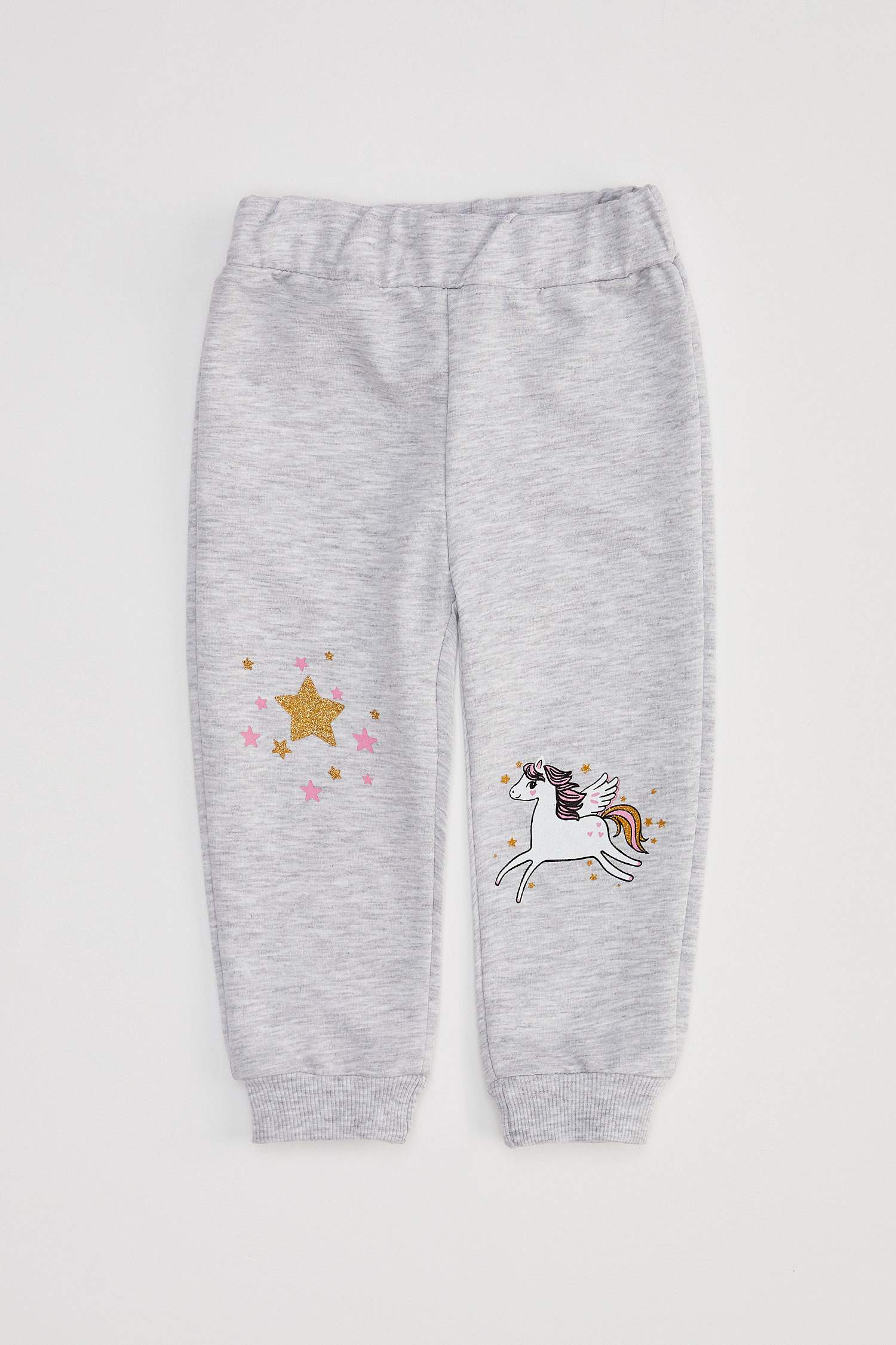 Kız Bebek Unicorn Baskılı Jogger Eşofman Altı