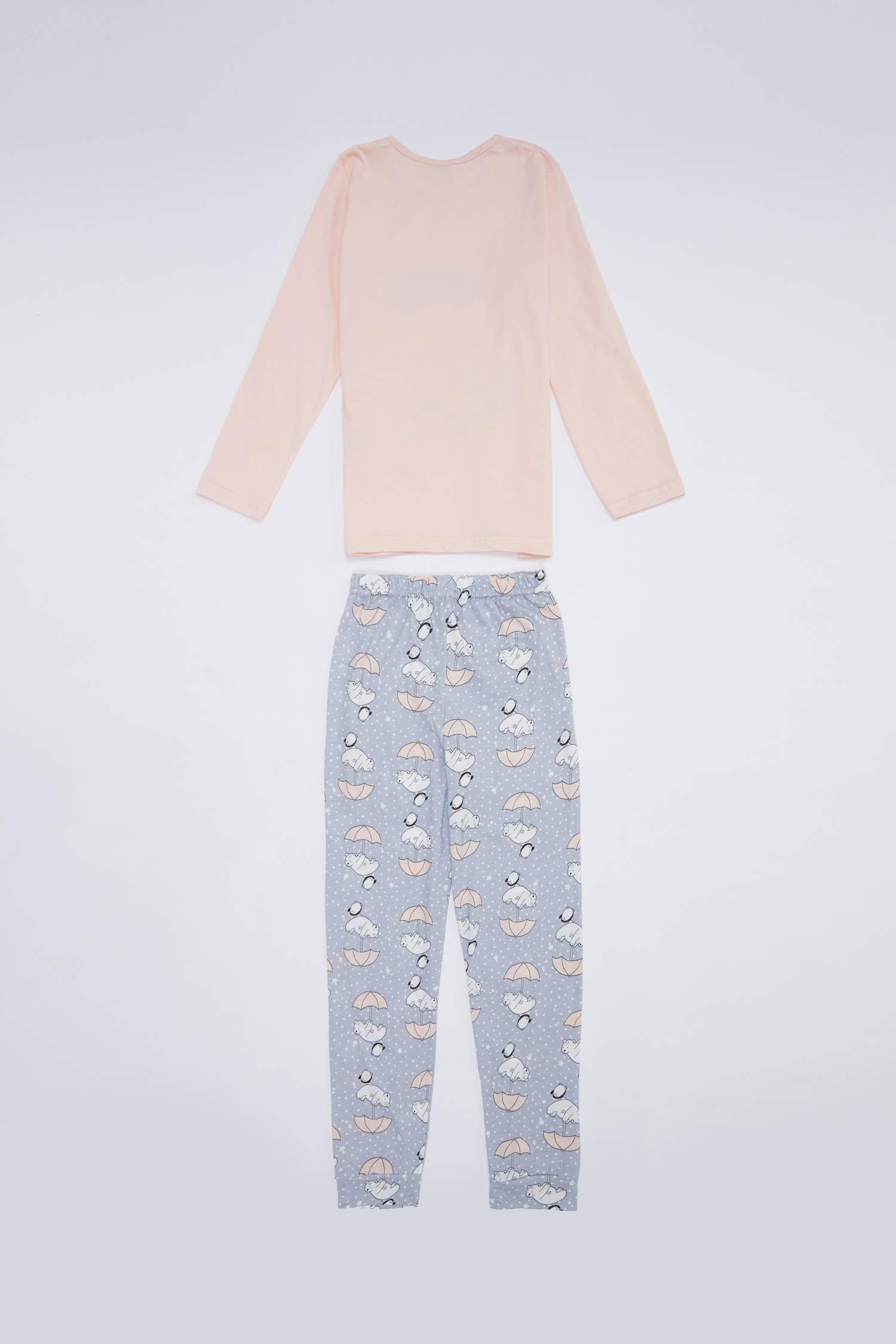 Kız Çocuk Baskılı Pijama Takım