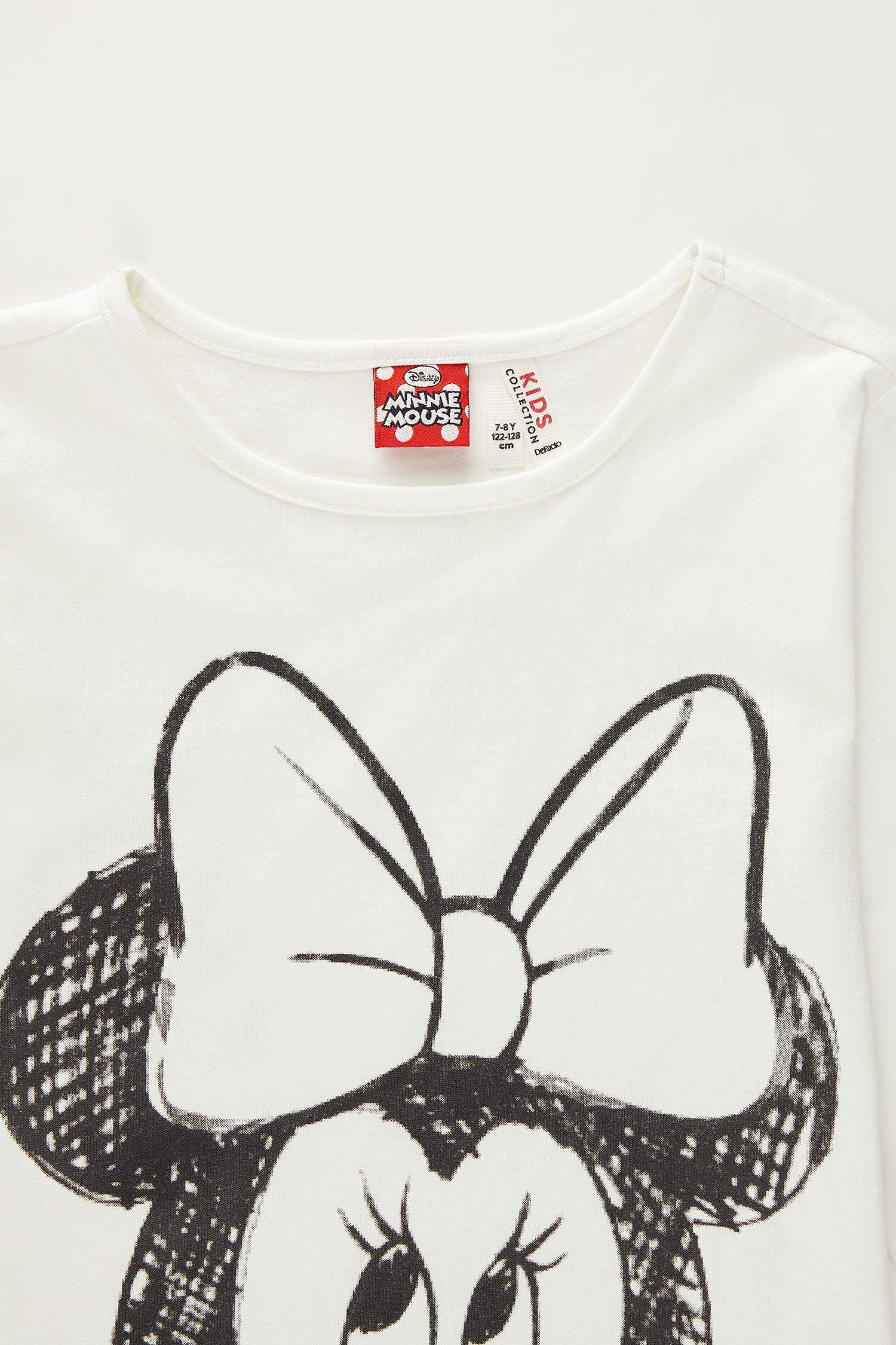 Kız Çocuk Minnie Mouse Lisanslı Uzun Kol Tişört