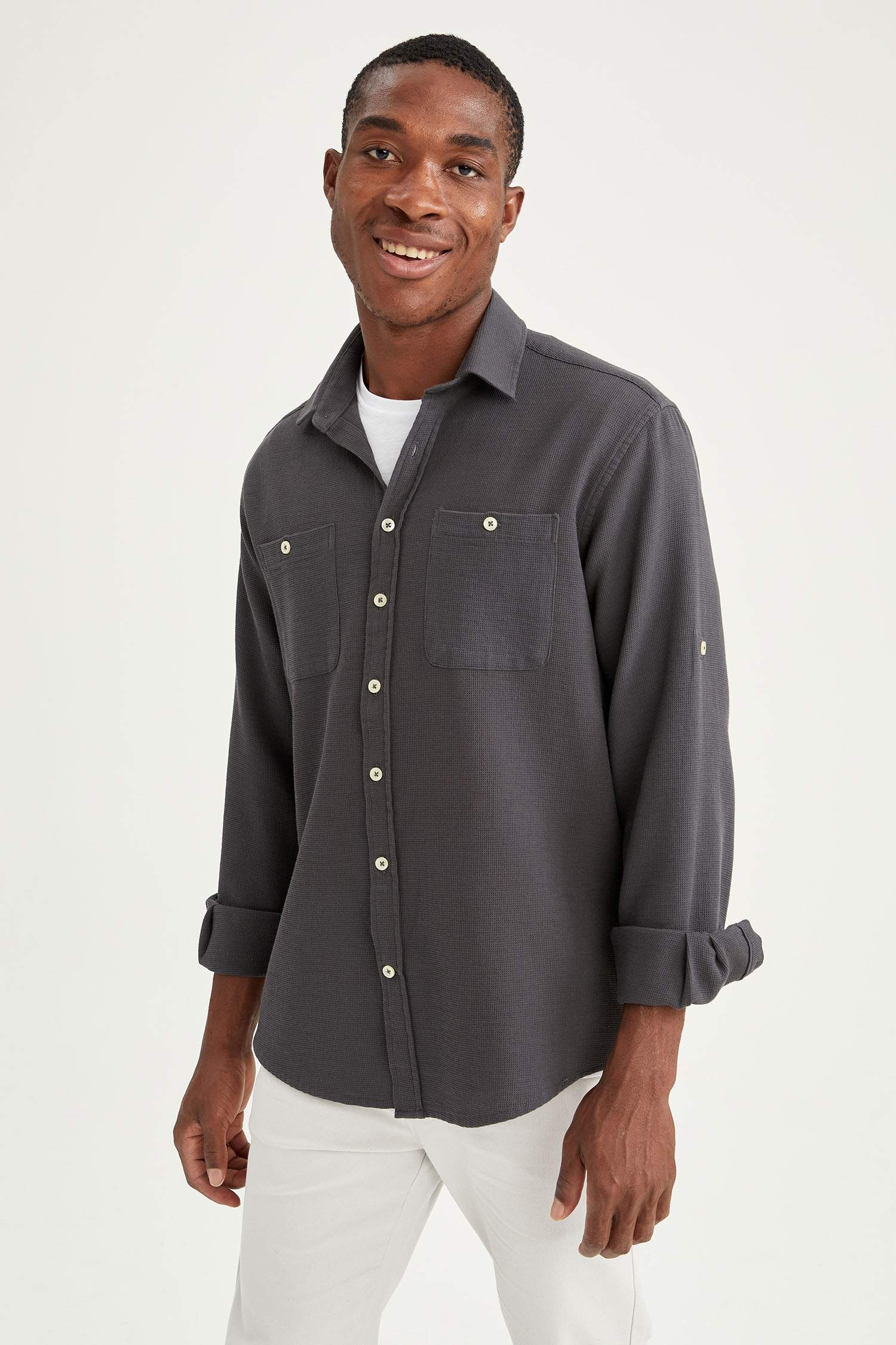 Modern Fit Uzun Kollu Gömlek
