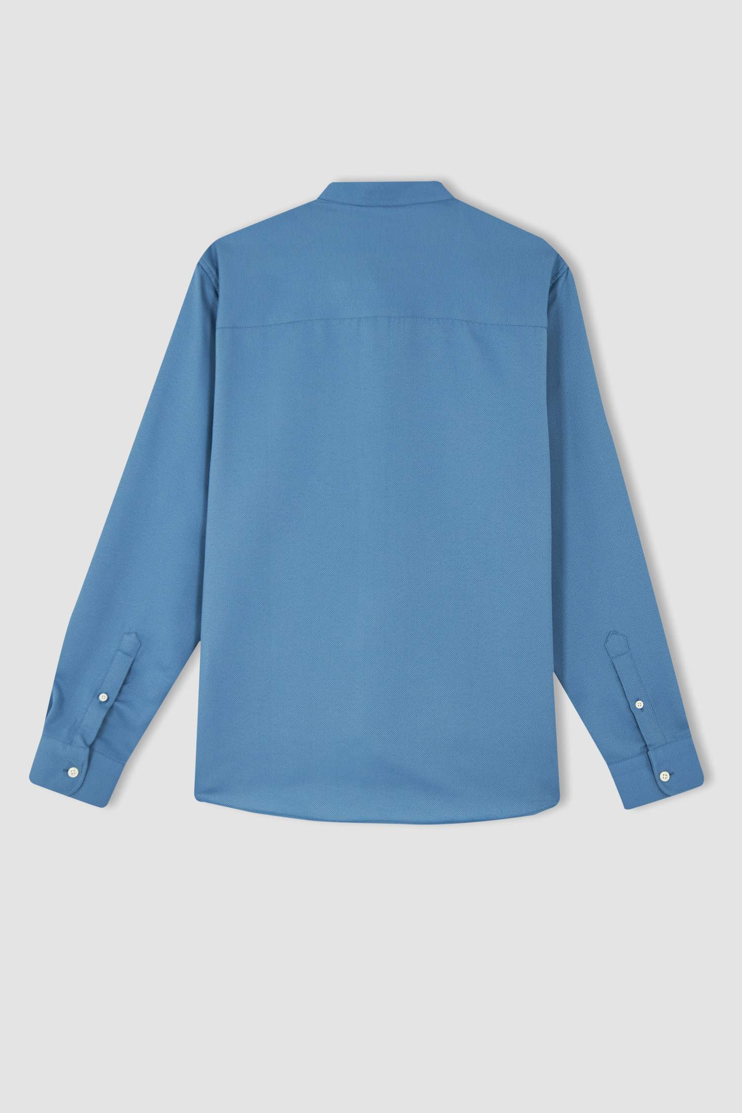 Slim Fit Basic Uzun Kollu Gömlek