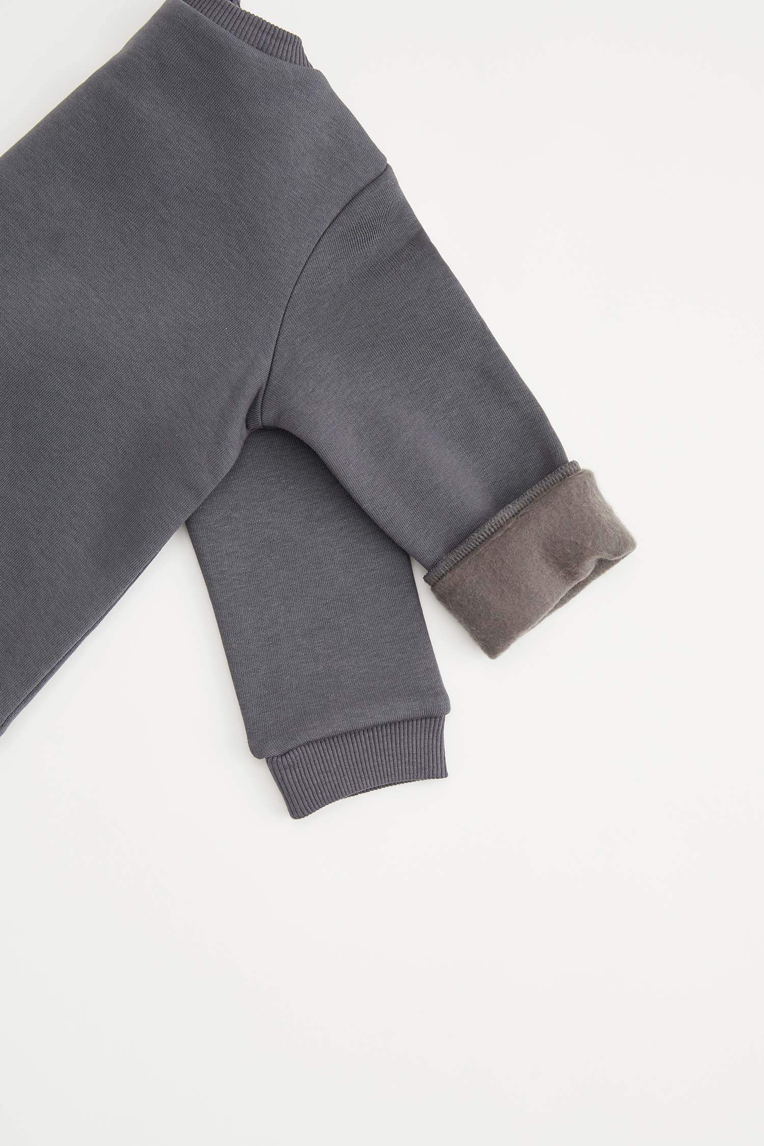 Erkek Bebek Regular Fit Tekli Sweatshirt