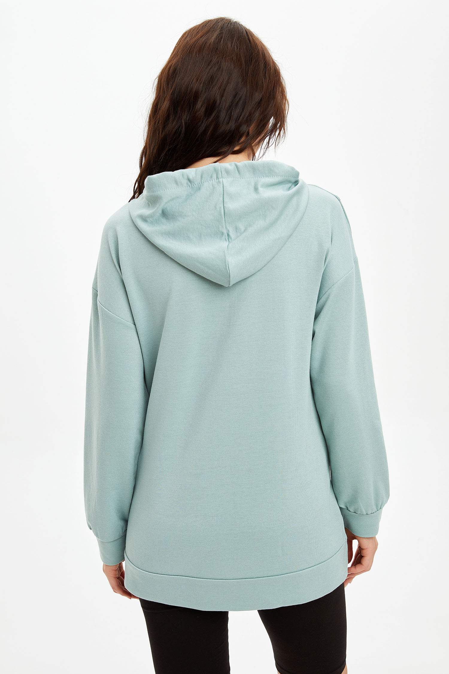 Relax Fit Kapüşonlu Hamile Sweatshirt