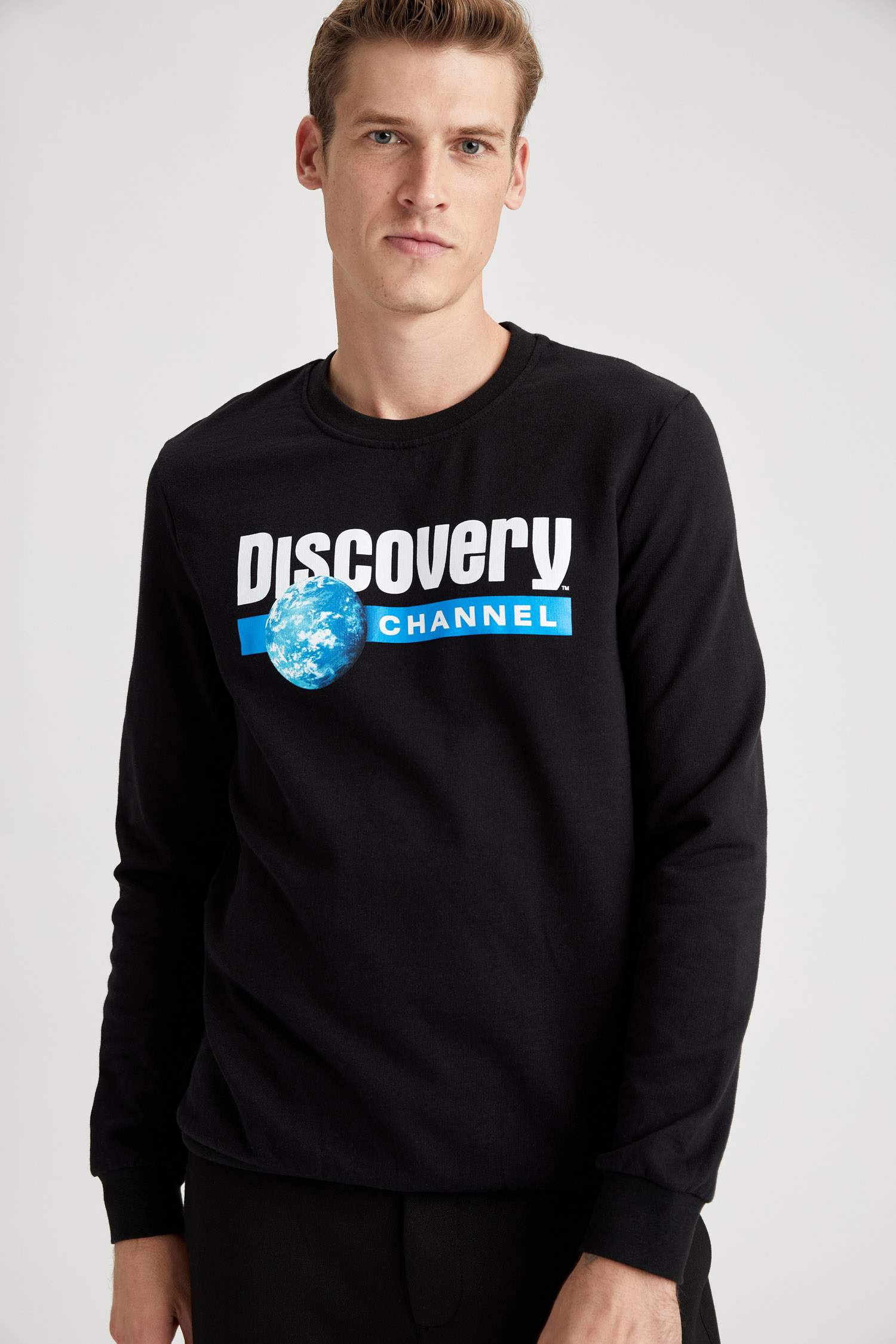 Discovery Lisanslı Sweatshirt