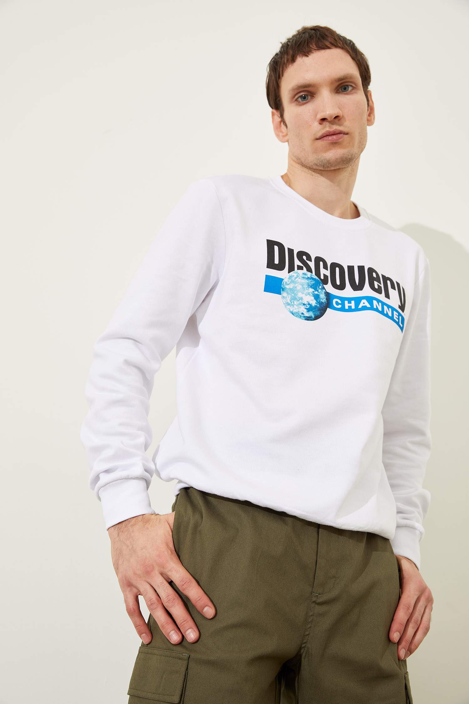 Discovery Lisanslı Sweatshirt