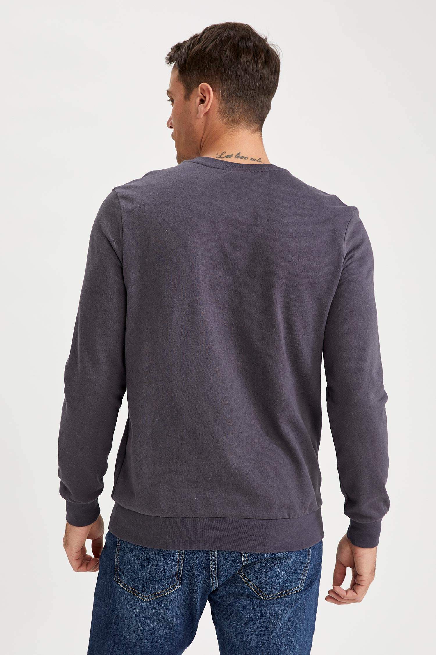 Discovery Channel Lisanslı Bisiklet Yaka Sweatshirt