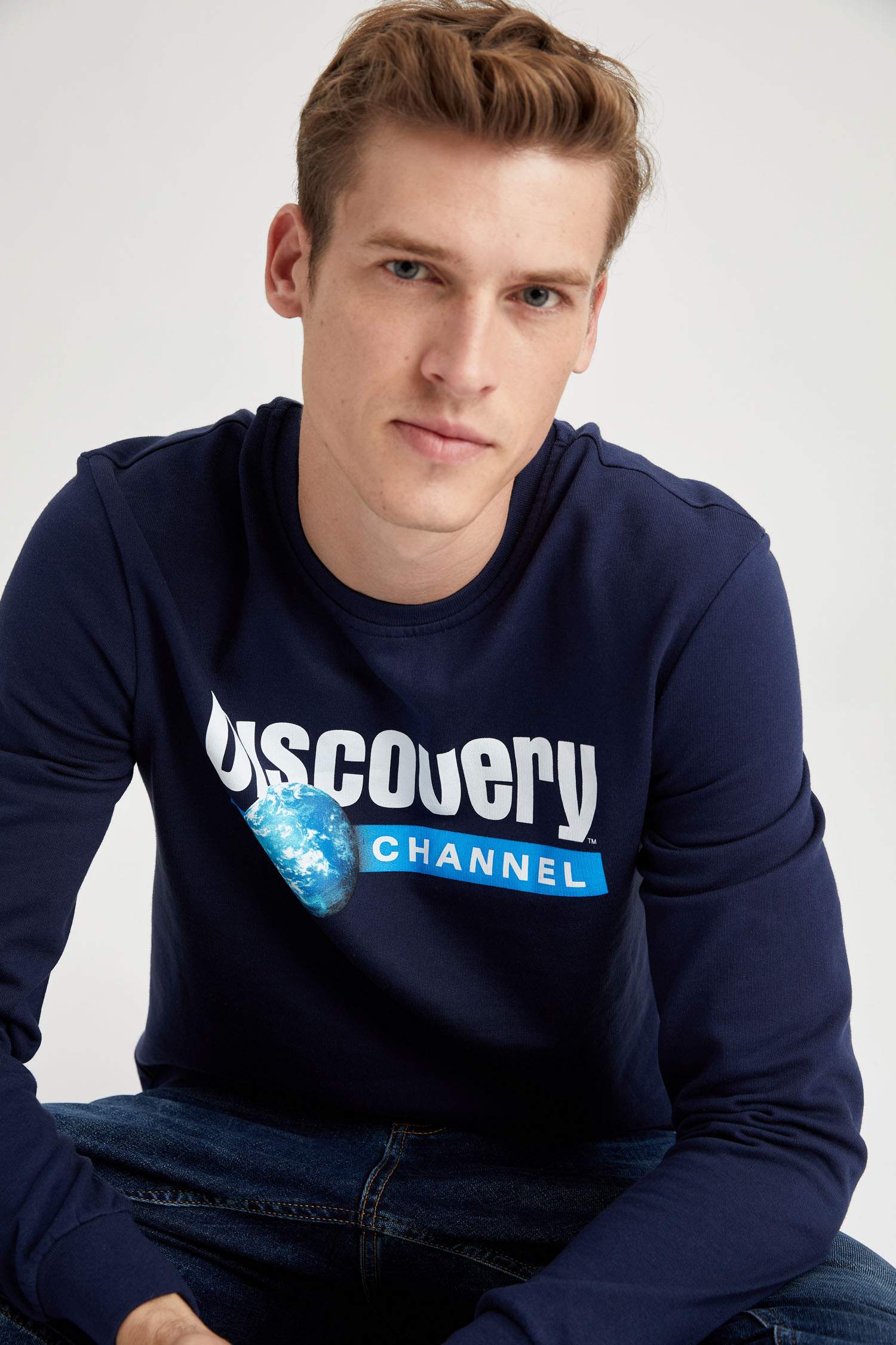 Discovery Lisanslı Sweatshirt