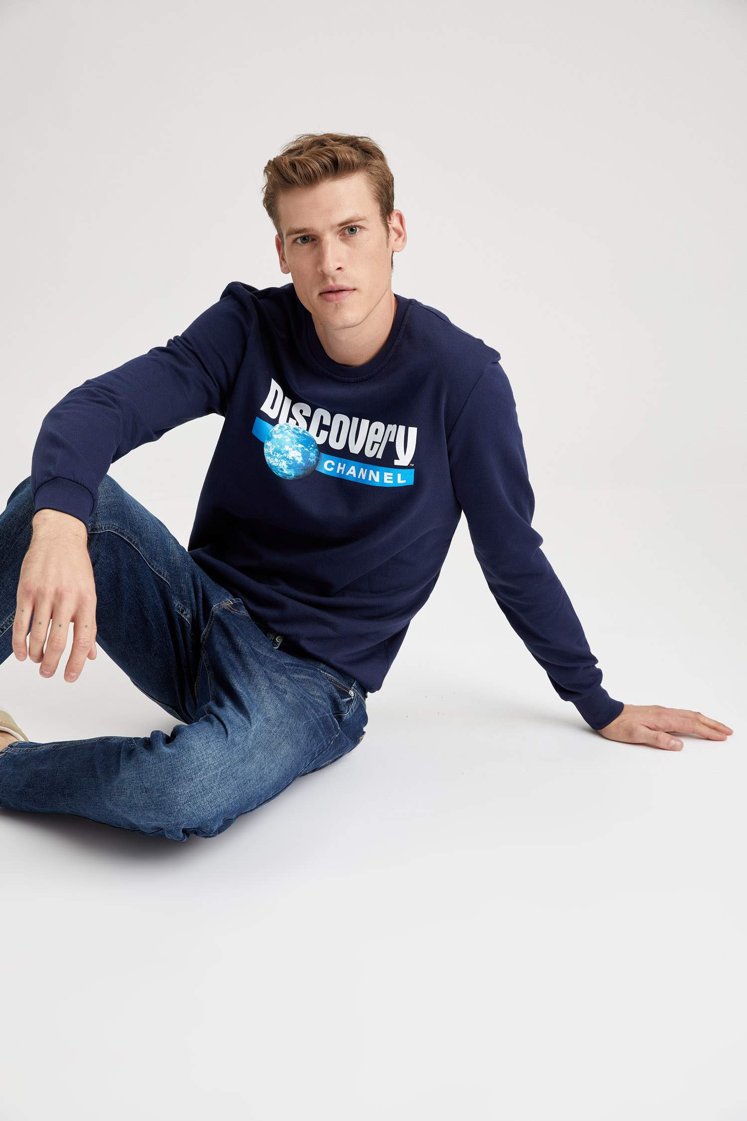 Discovery Lisanslı Sweatshirt