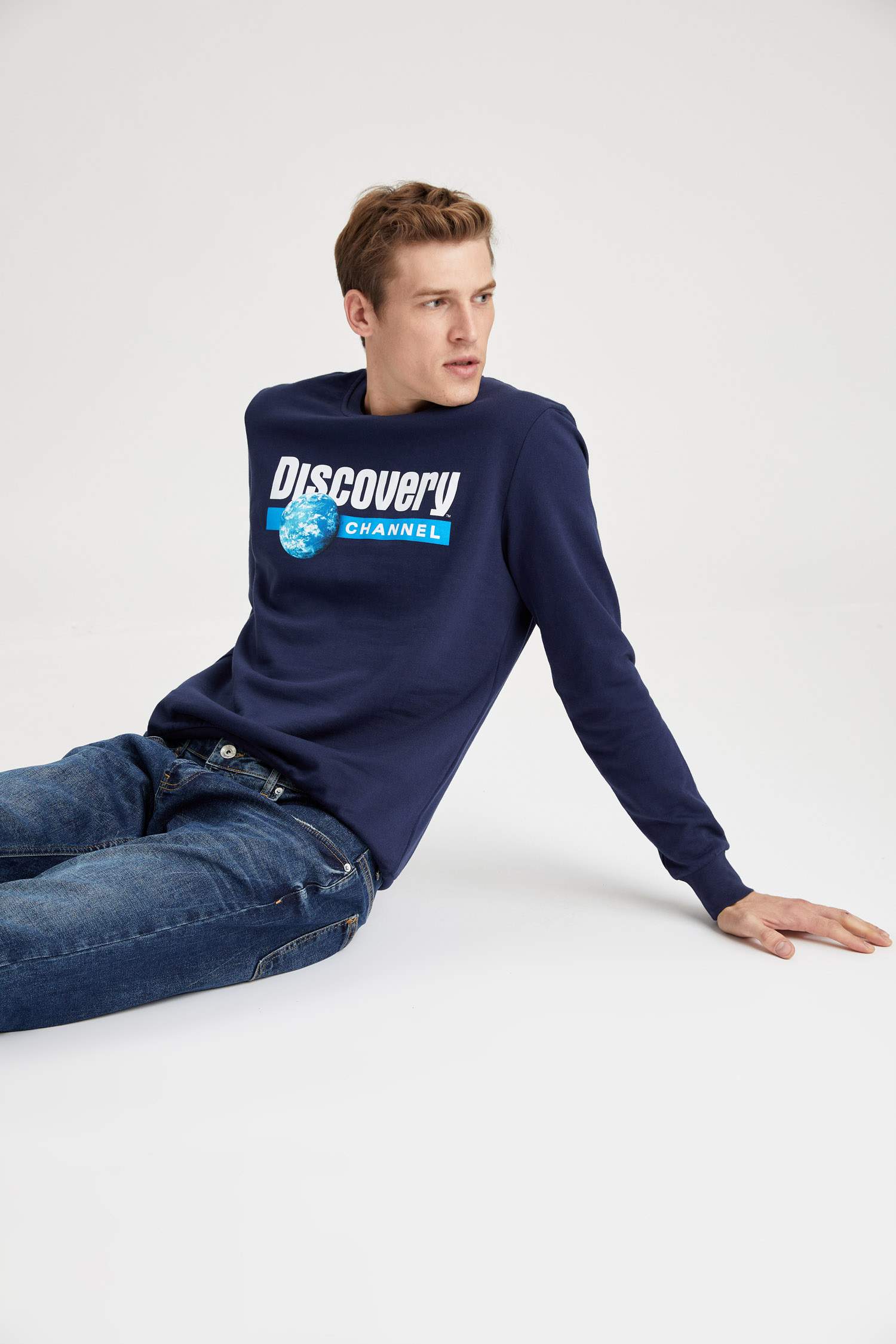 Discovery Lisanslı Sweatshirt