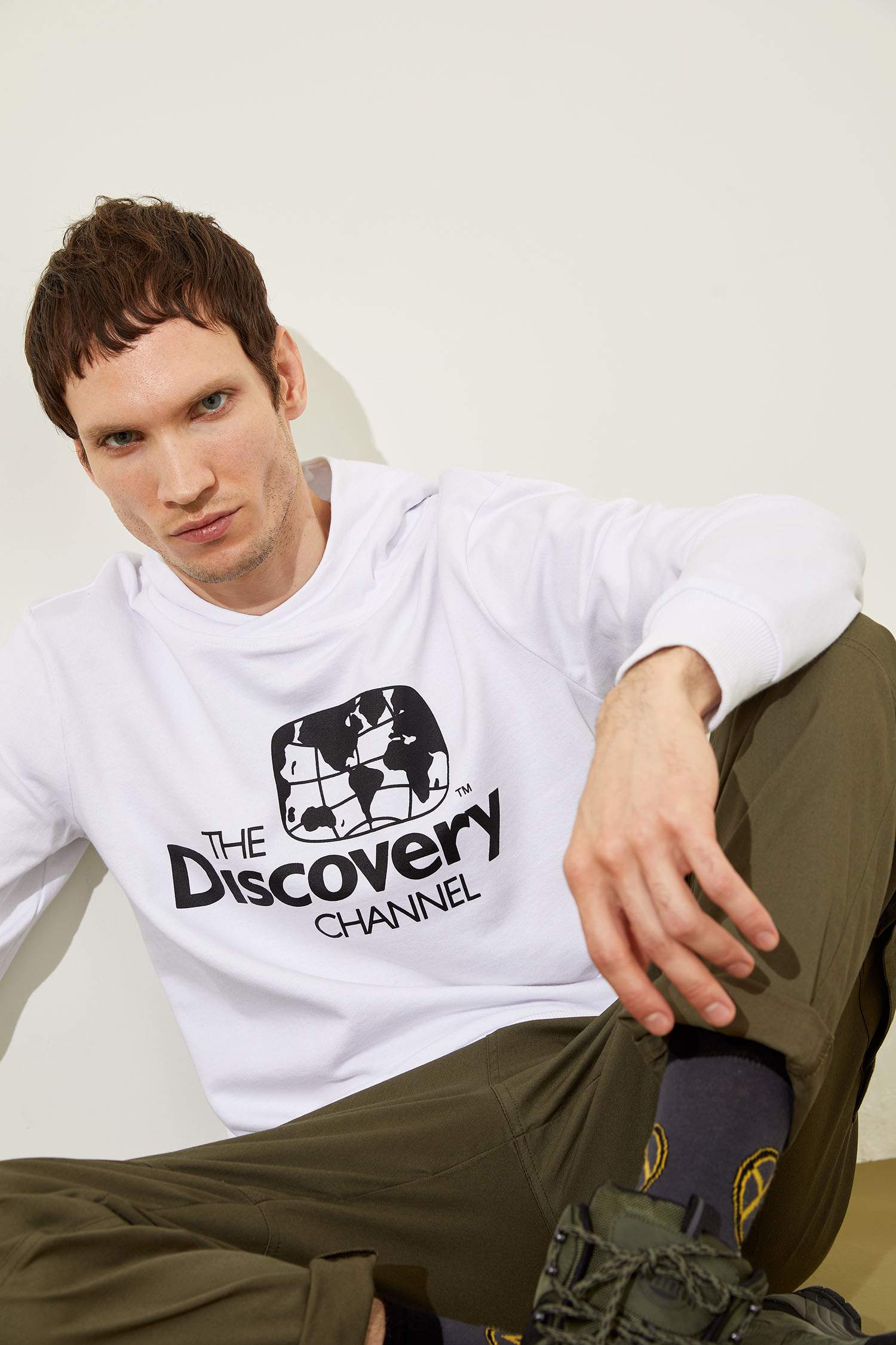 Discovery Lisanslı Sweatshirt