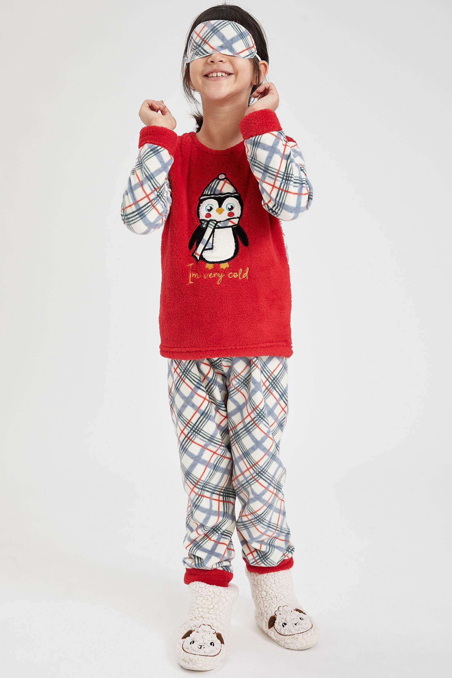 Kız Çocuk Baskılı Pijama Takım