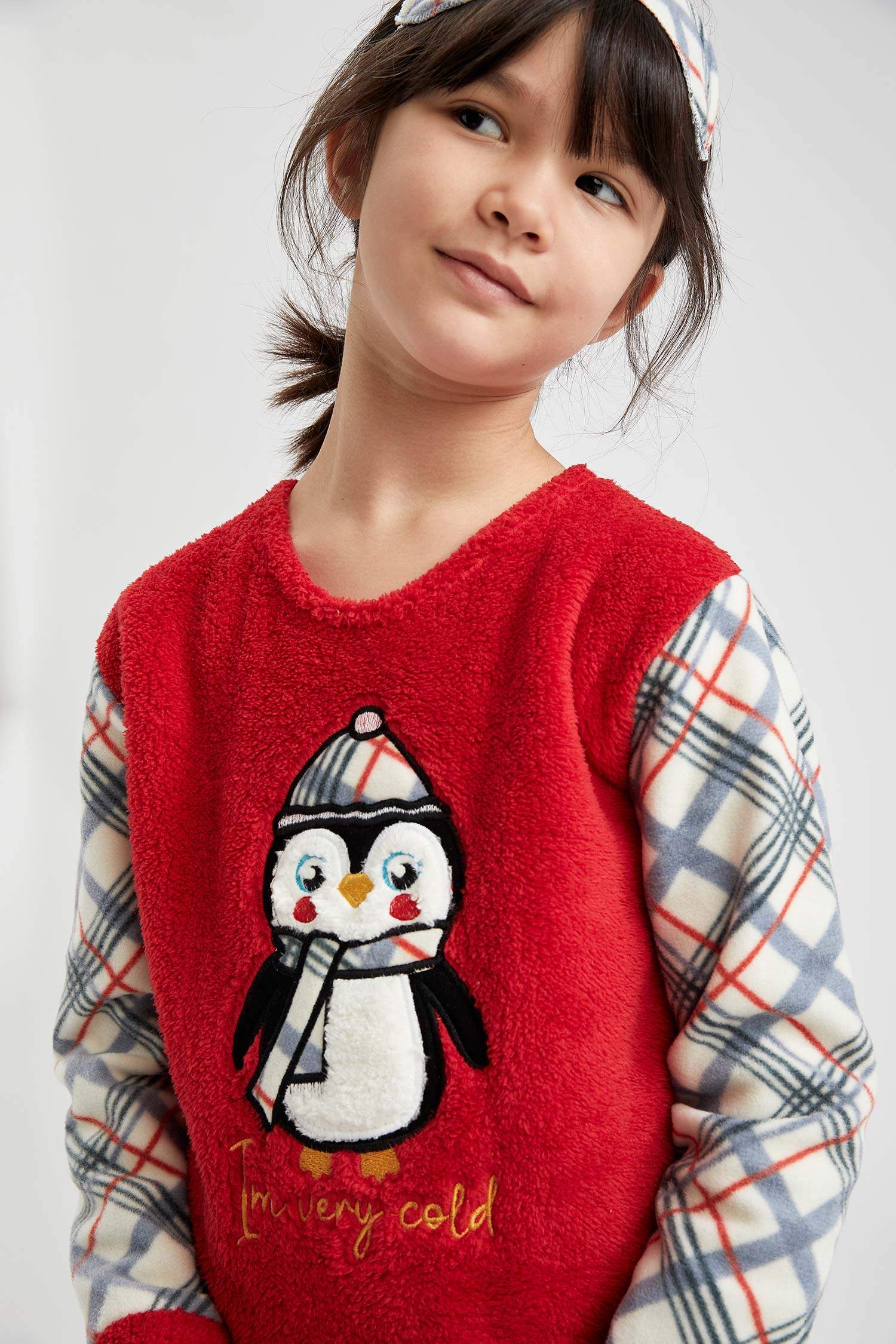 Kız Çocuk Baskılı Pijama Takım