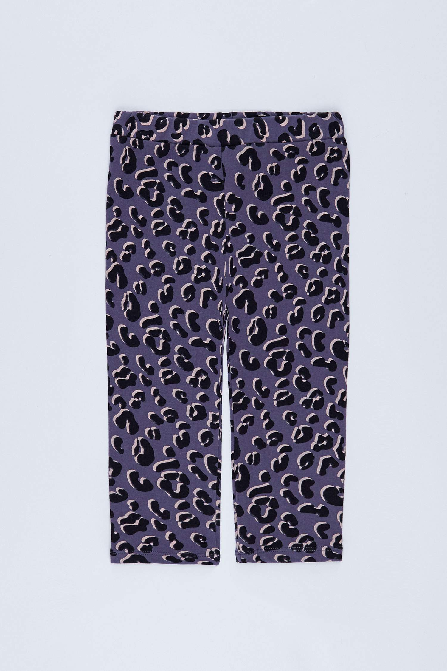 Kız Bebek Baskı Desenli Slim Fit Tayt