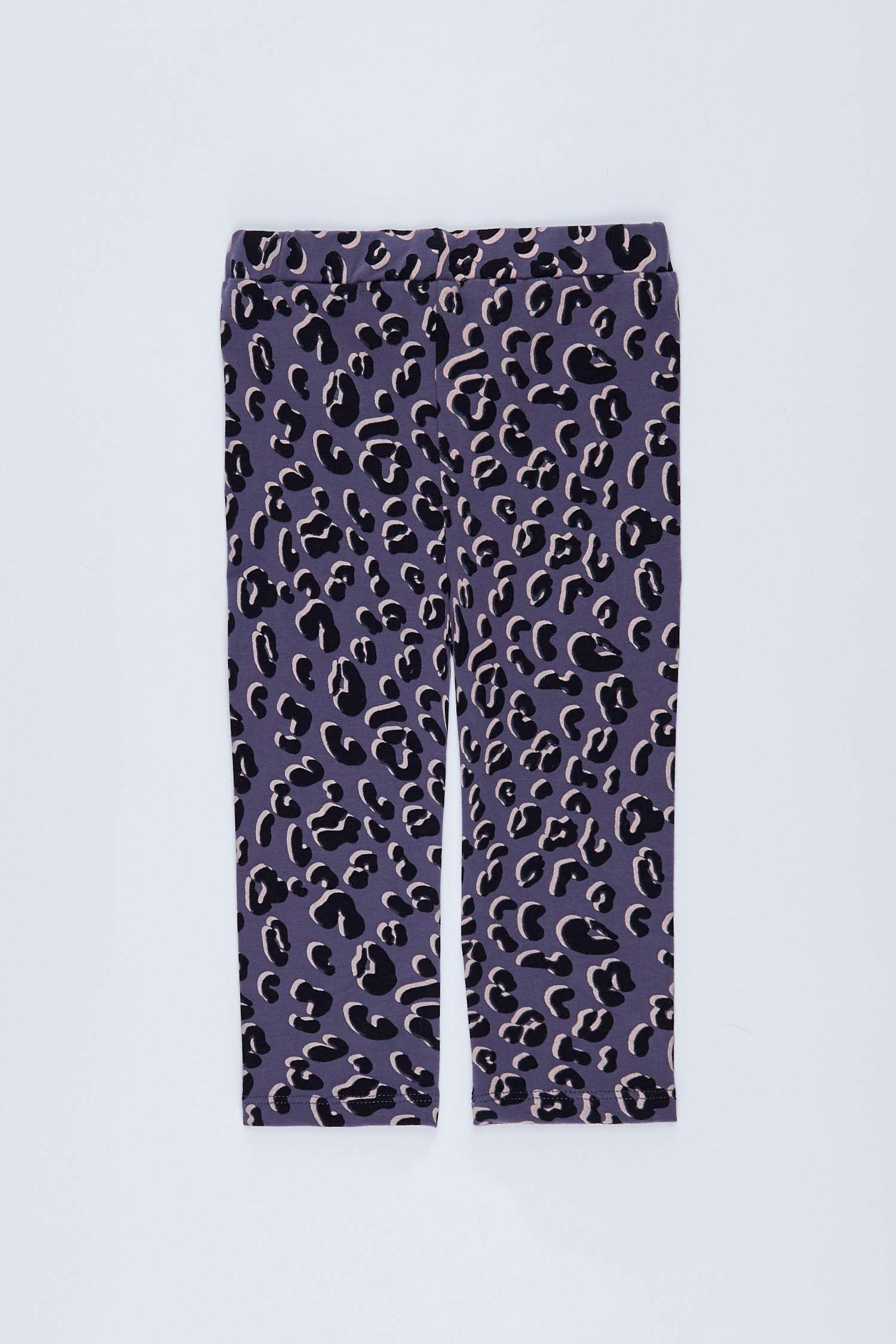 Kız Bebek Baskı Desenli Slim Fit Tayt