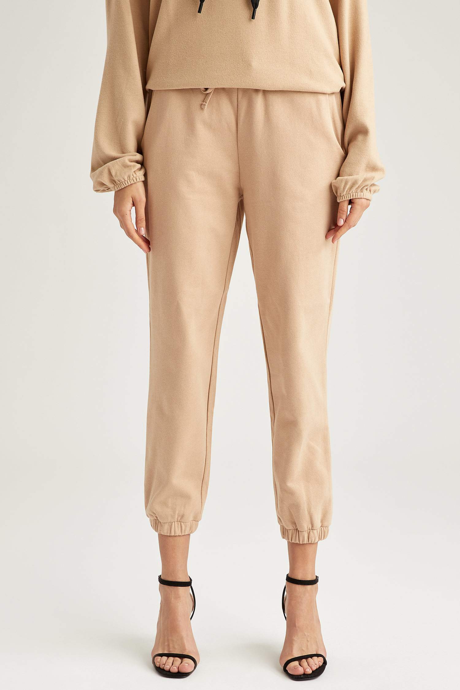 Lastikli Jogger Örme Pantolon