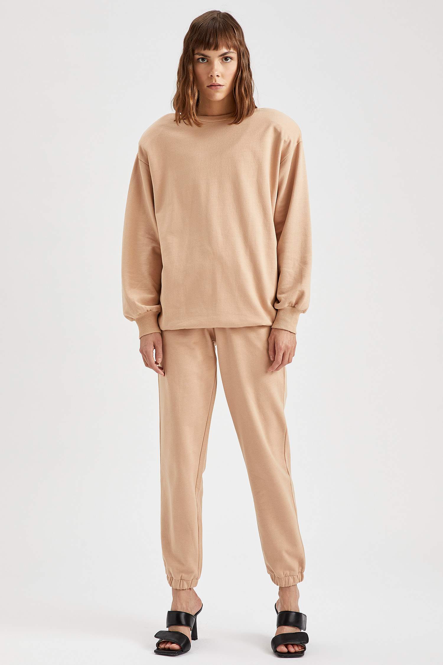 Lastikli Jogger Örme Pantolon