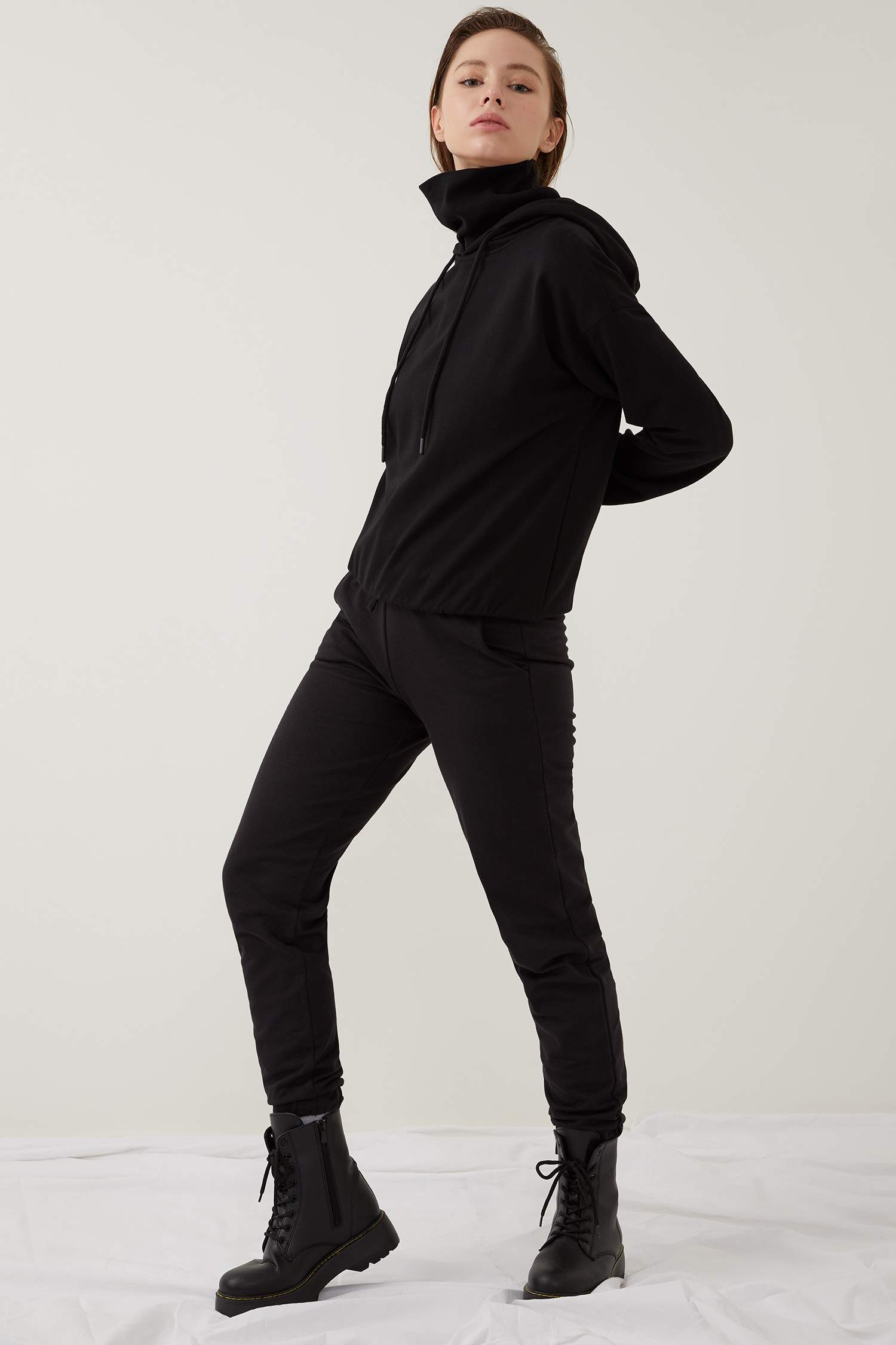 Lastikli Jogger Örme Pantolon