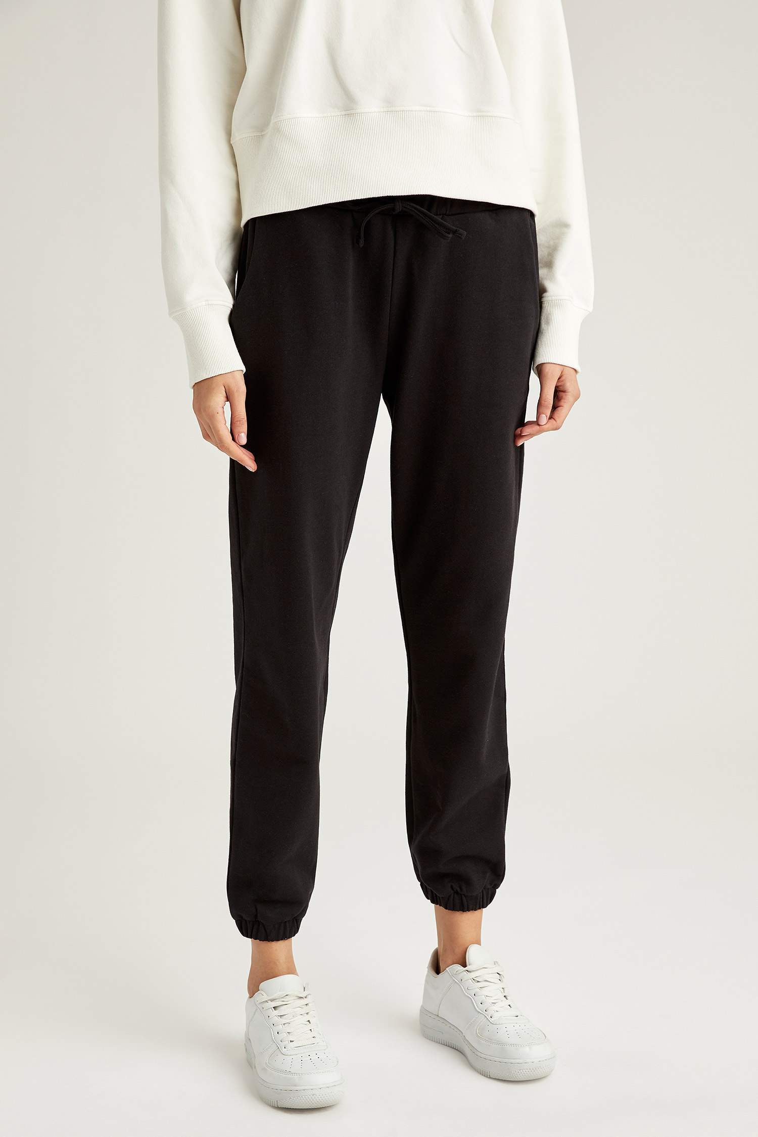 Lastikli Jogger Örme Pantolon