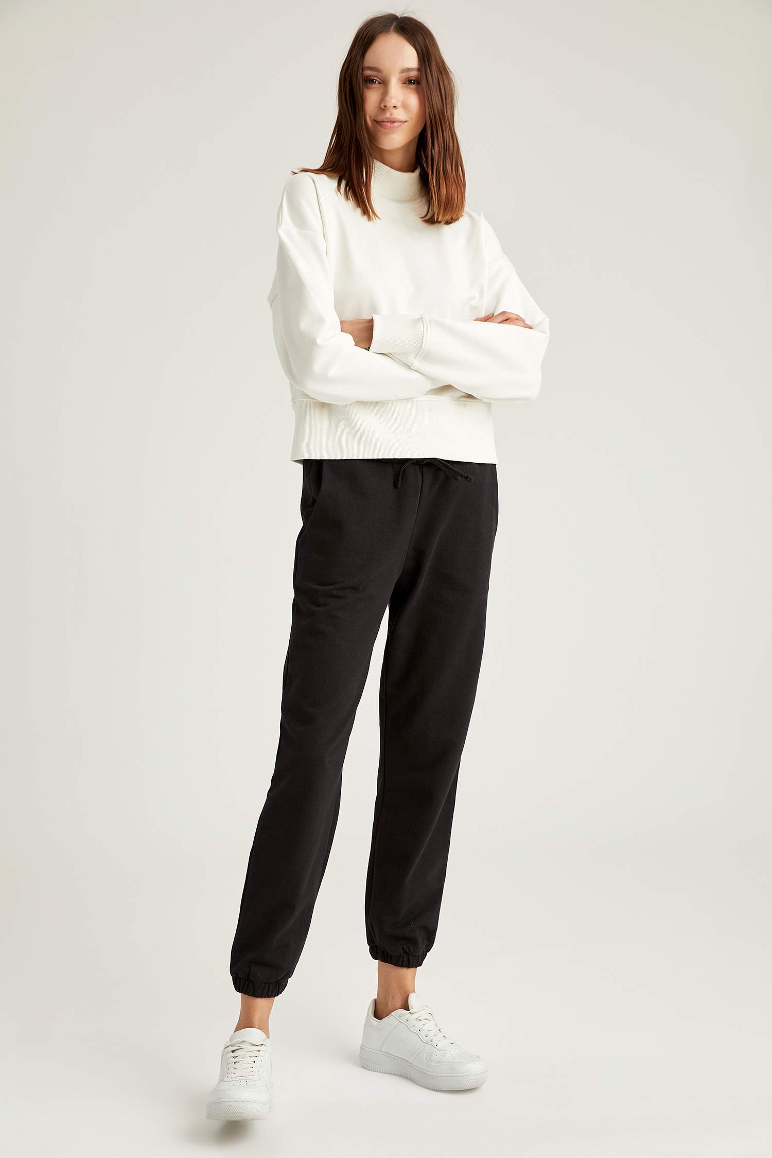 Lastikli Jogger Örme Pantolon
