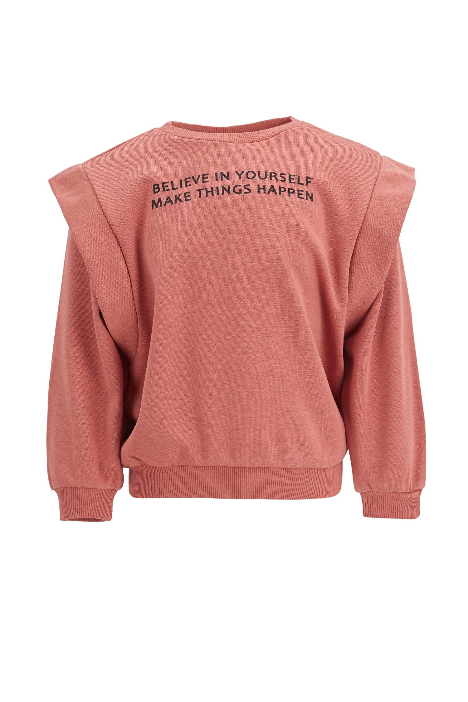 Kız Çocuk Yazı Baskılı Sweatshirt