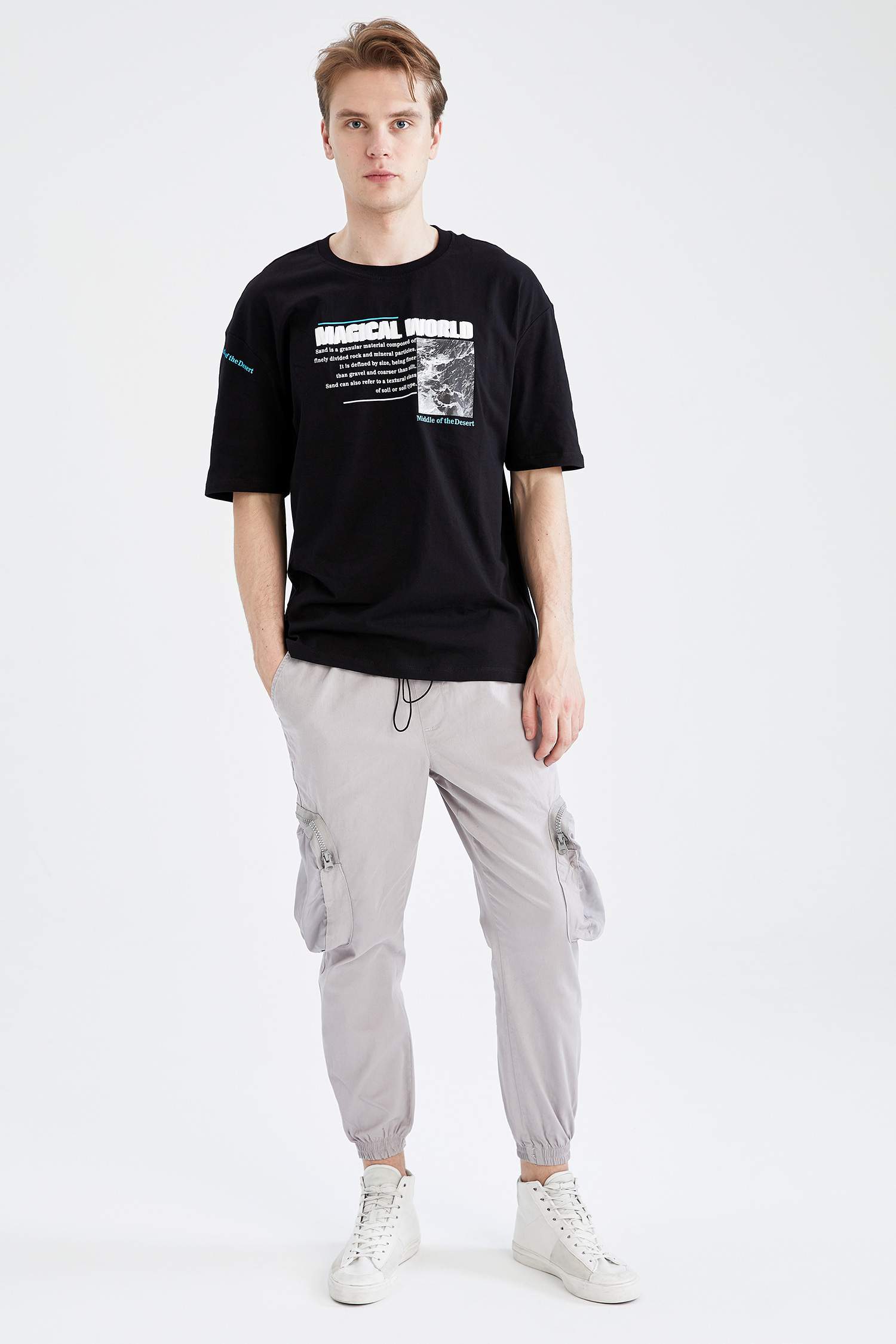 Kargo Jogger Pamuklu Pantolon