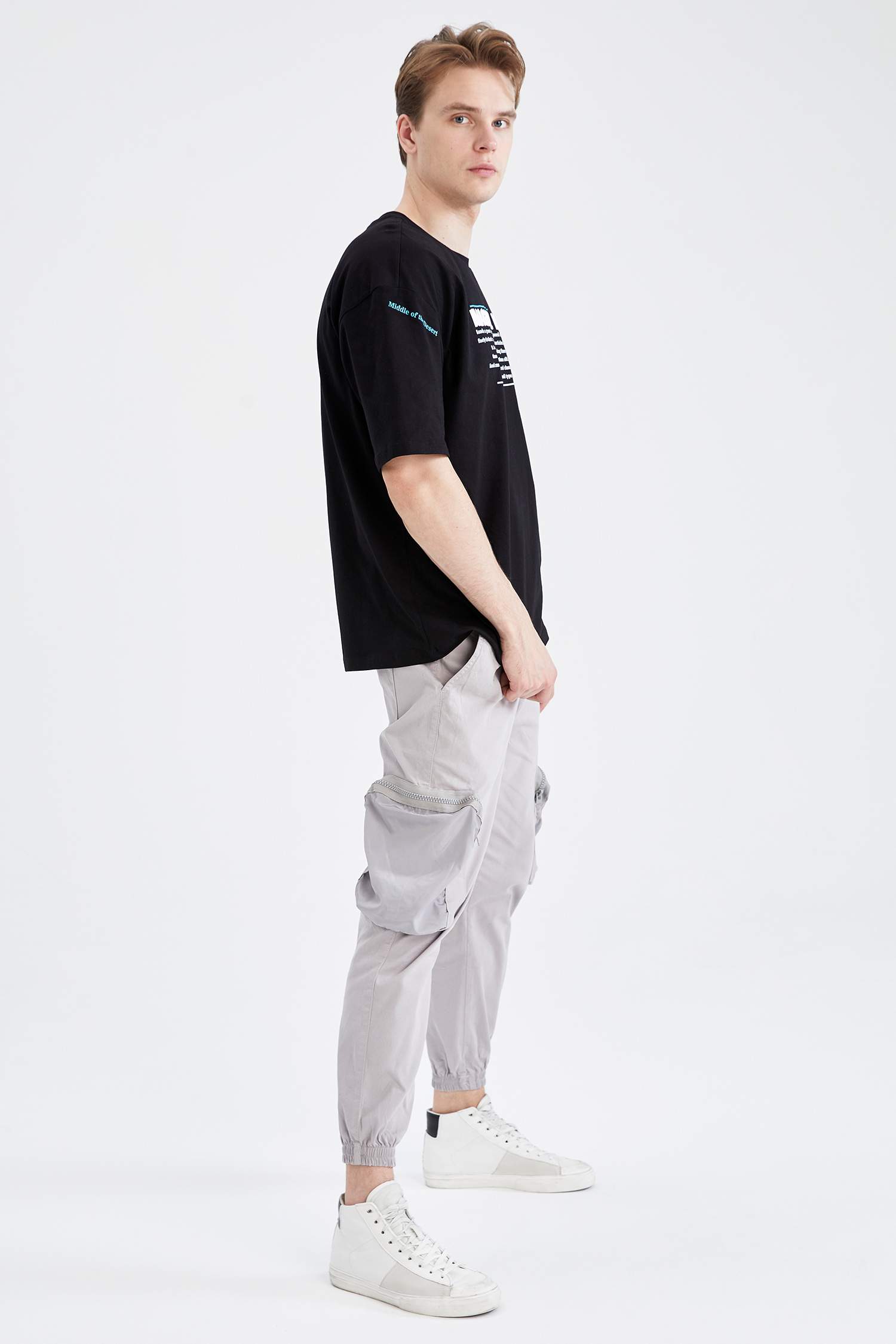 Kargo Jogger Pamuklu Pantolon