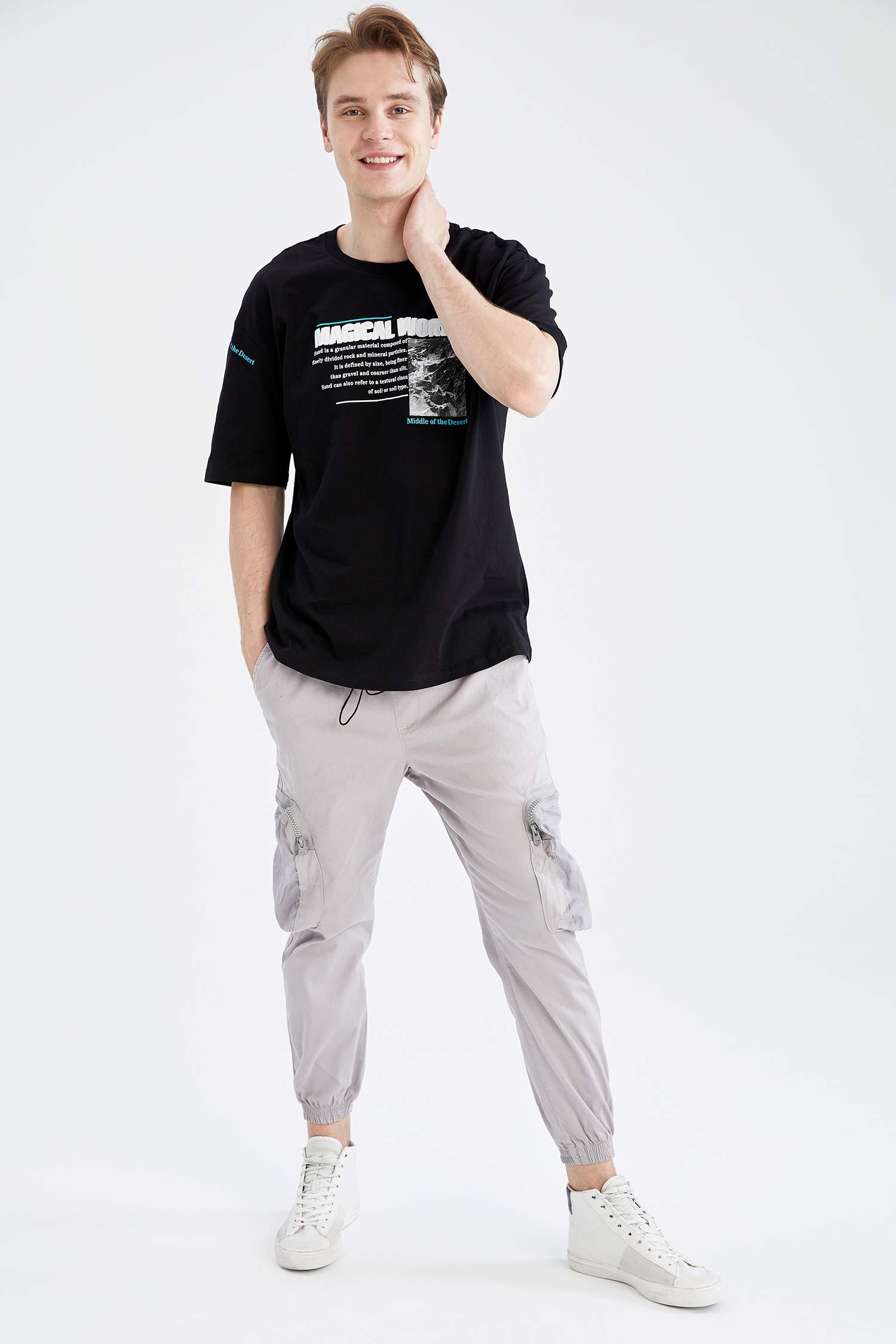 Kargo Jogger Pamuklu Pantolon