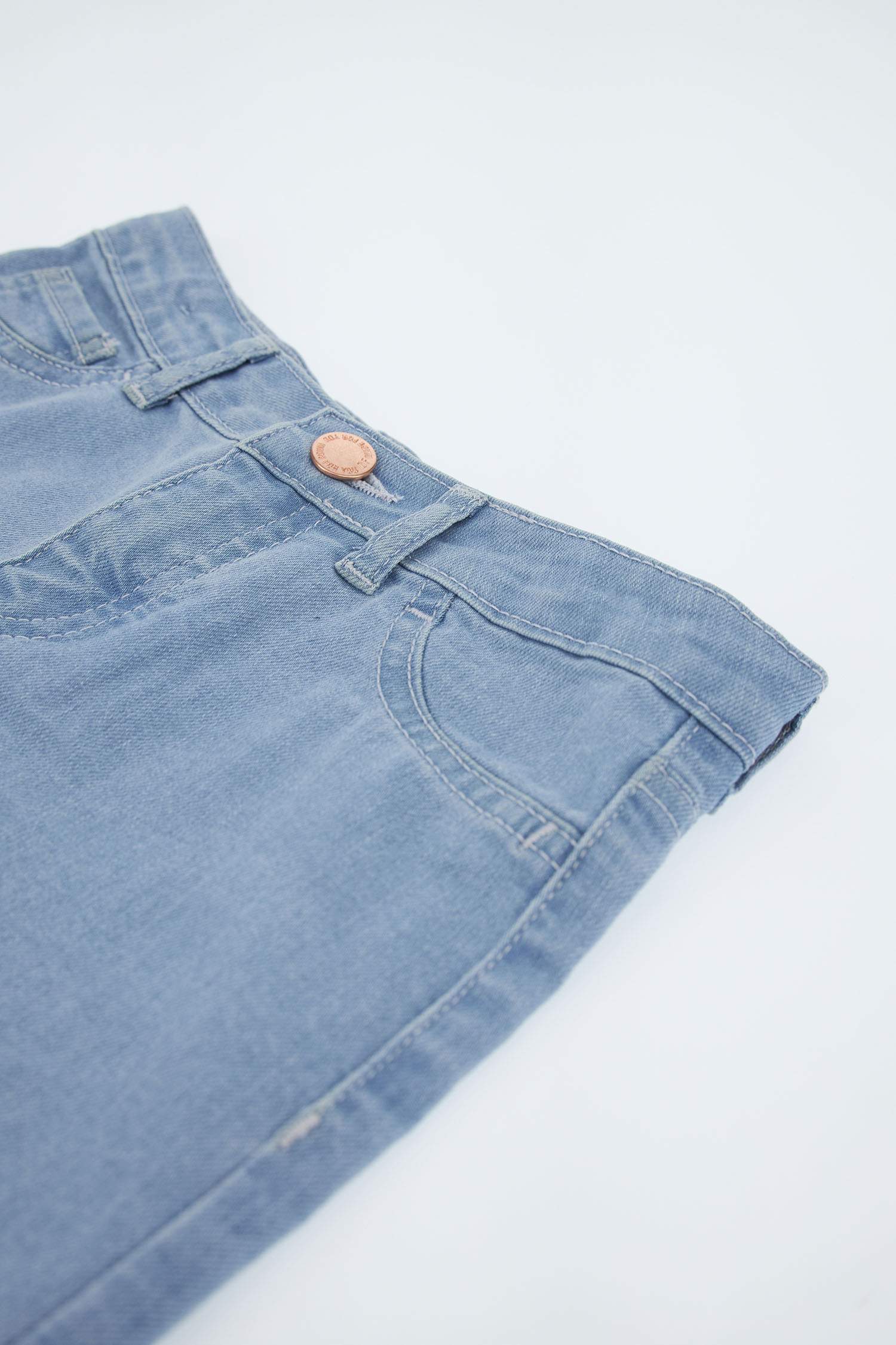 Kız Çocuk Mini Jean Şort