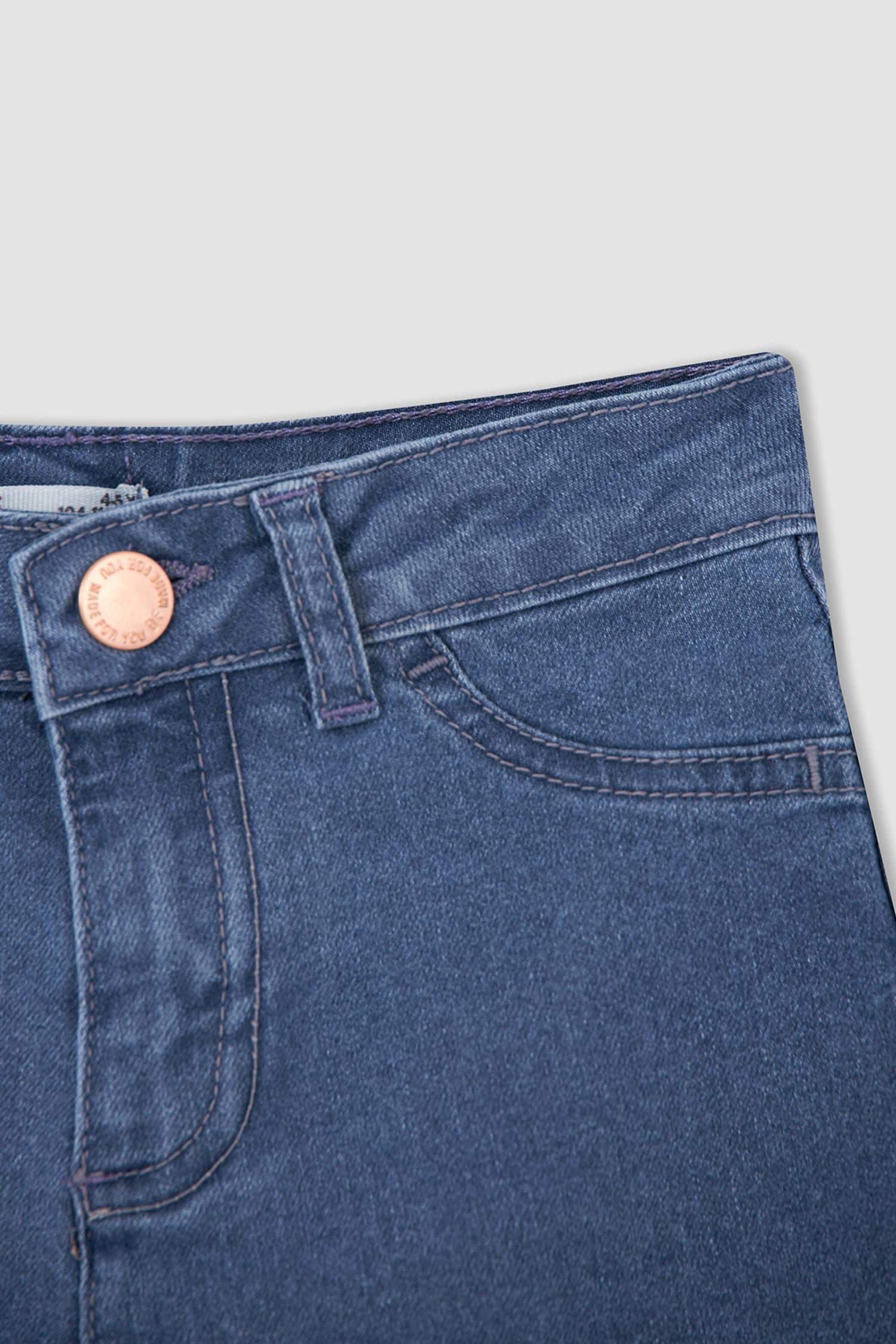 Kız Çocuk Mini Jean Şort