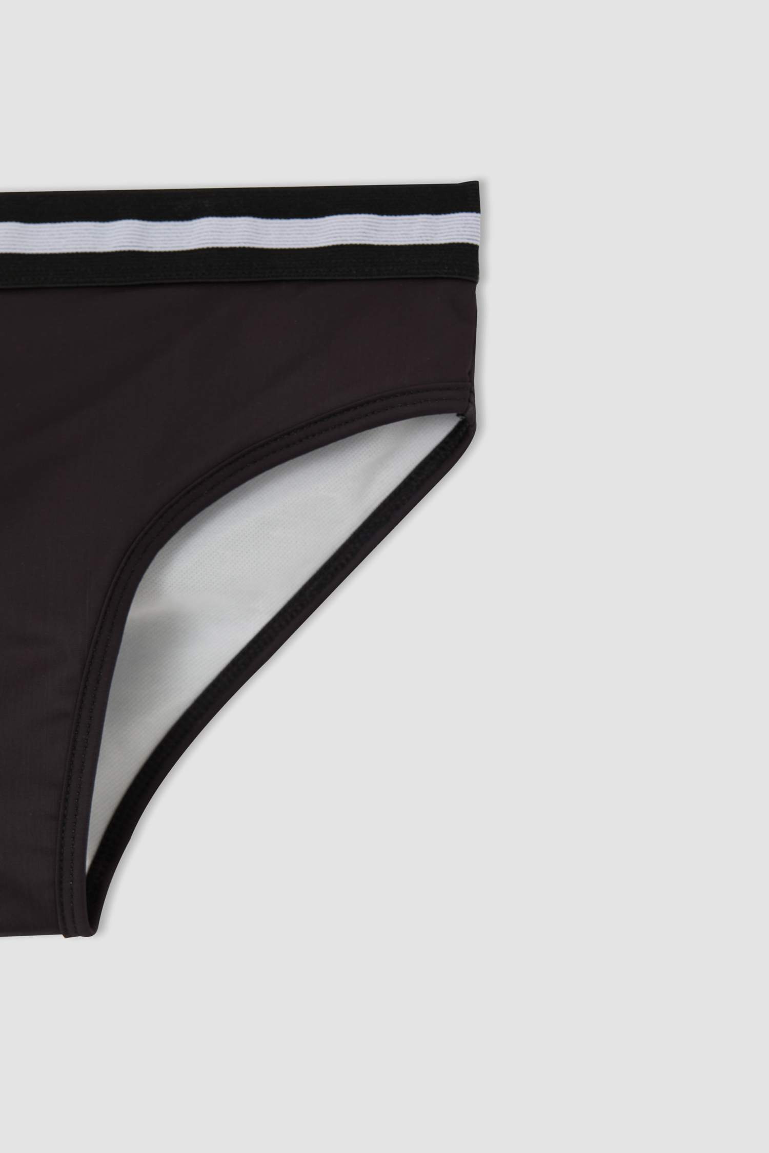 Kız Çocuk Yazı Baskılı Esnek Bikini Takımı