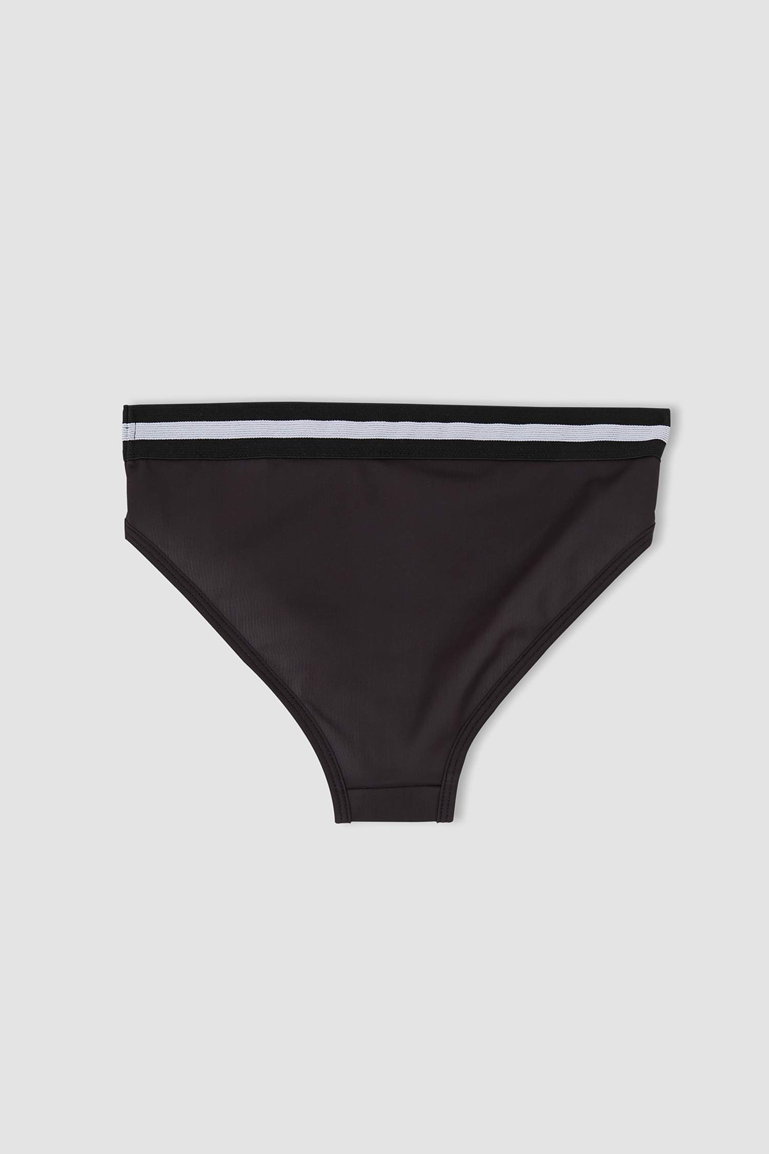 Kız Çocuk Yazı Baskılı Esnek Bikini Takımı