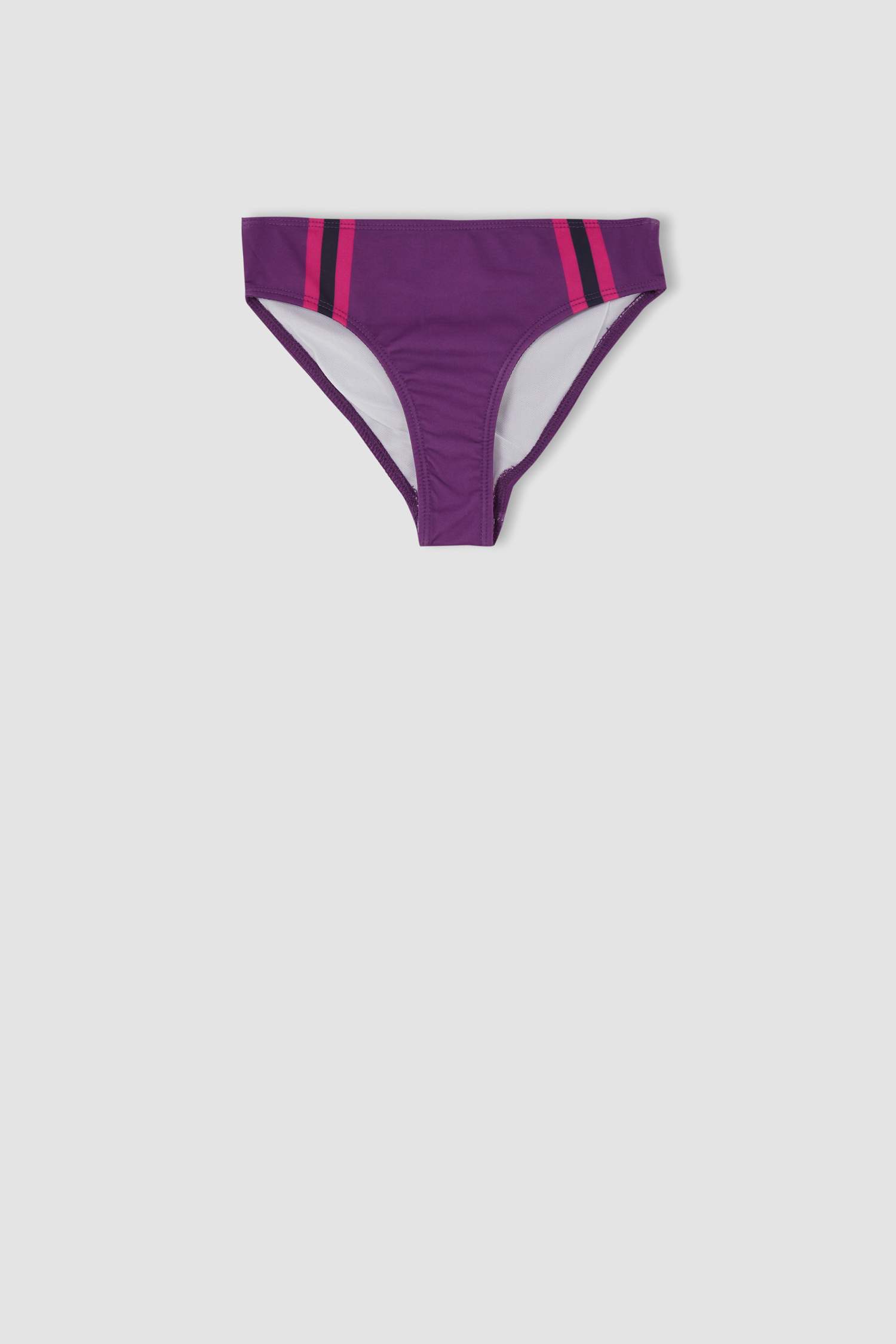 Kız Çocuk Yazı Baskılı Esnek Bikini Takımı