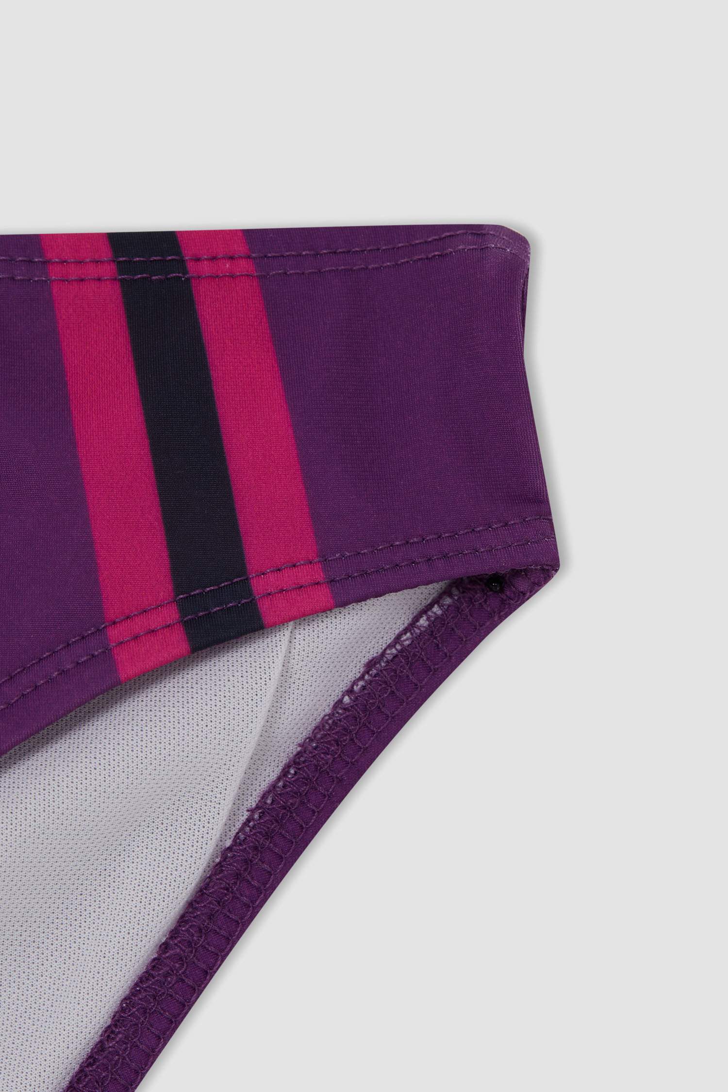 Kız Çocuk Yazı Baskılı Esnek Bikini Takımı