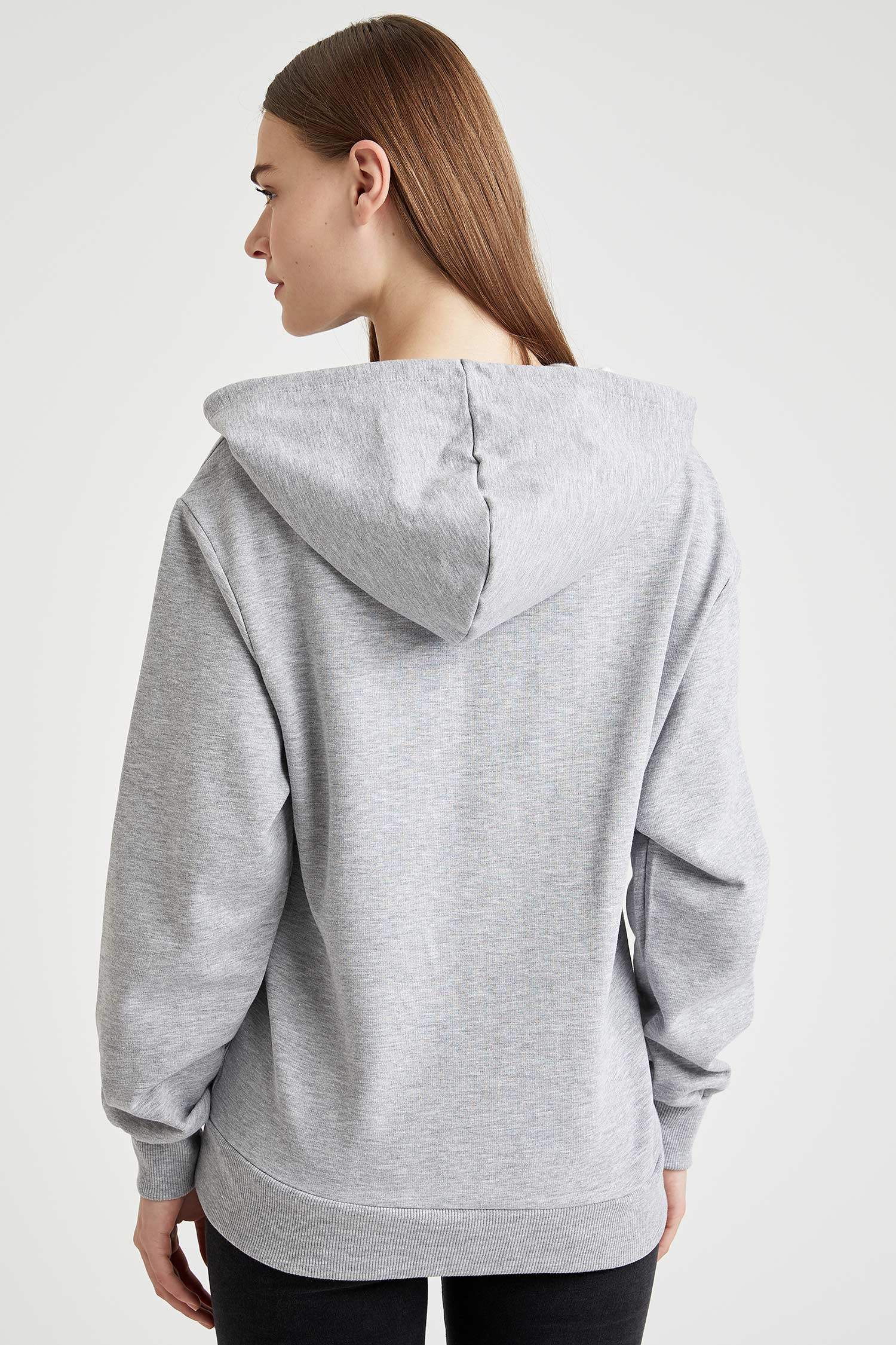 Atatürk Baskılı Kapüşonlu Sweatshirt