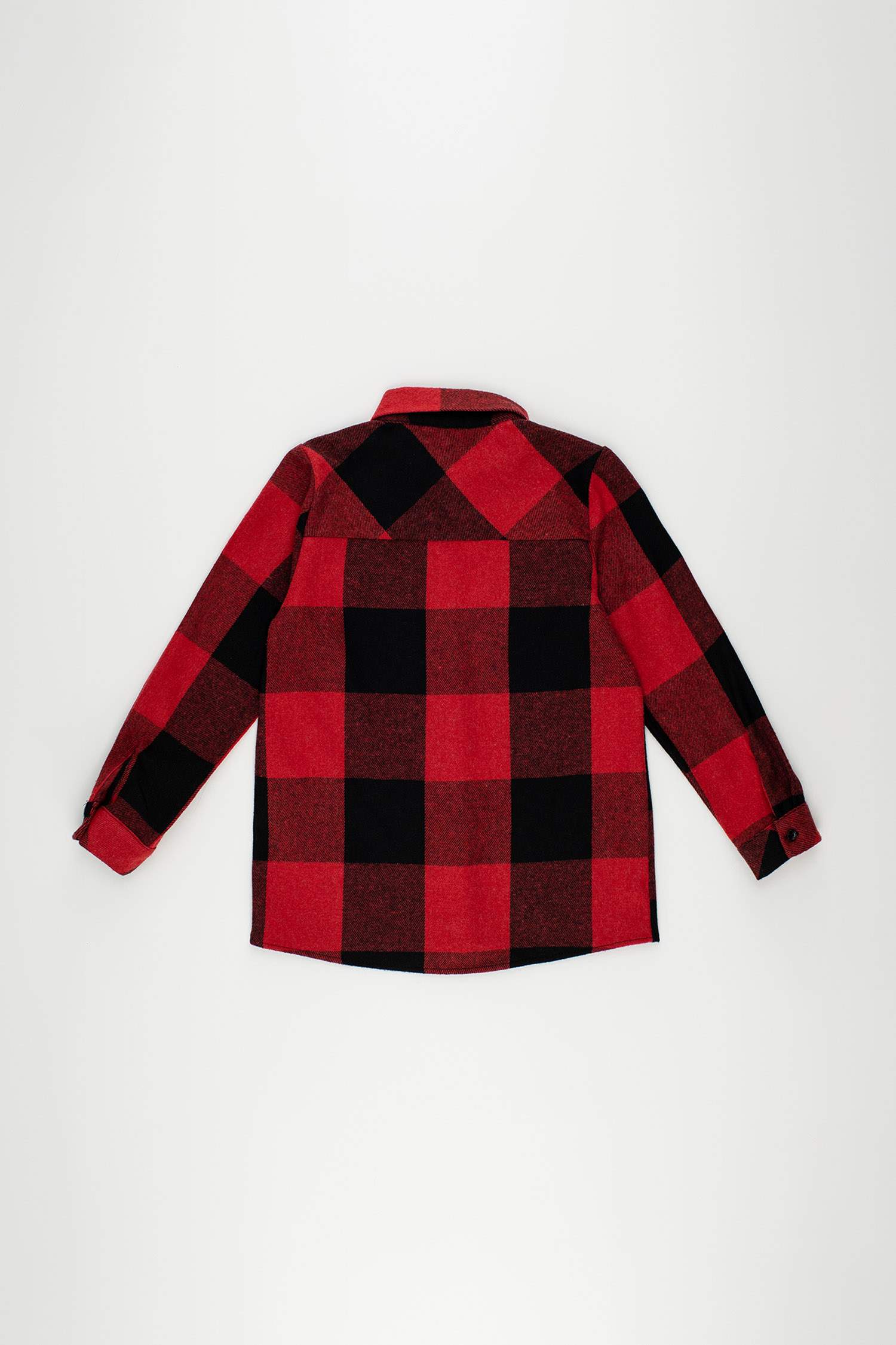 Kız Çocuk Oversize Oduncu Gömlek