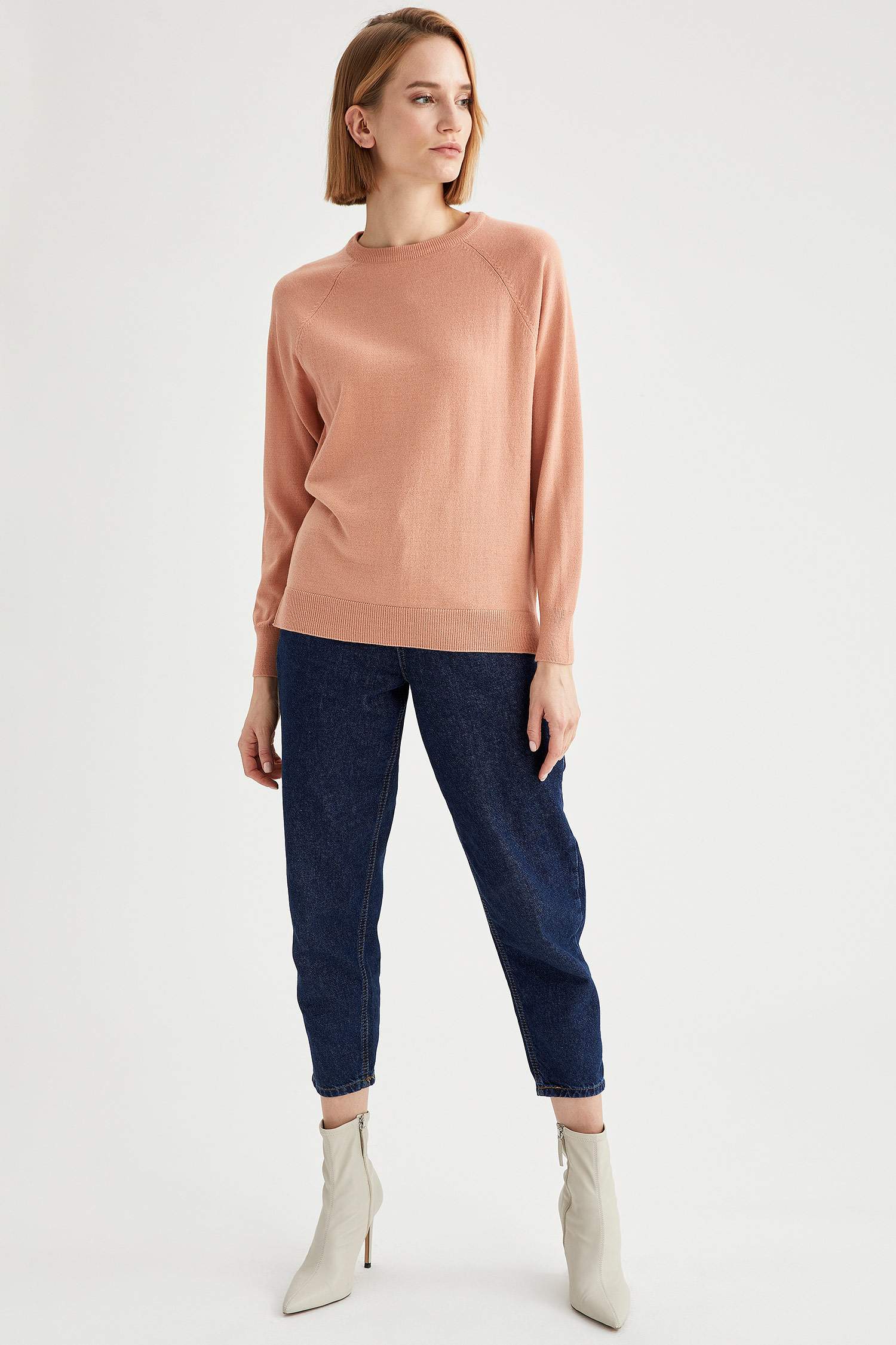 Basic Relax Fit Triko Tunik