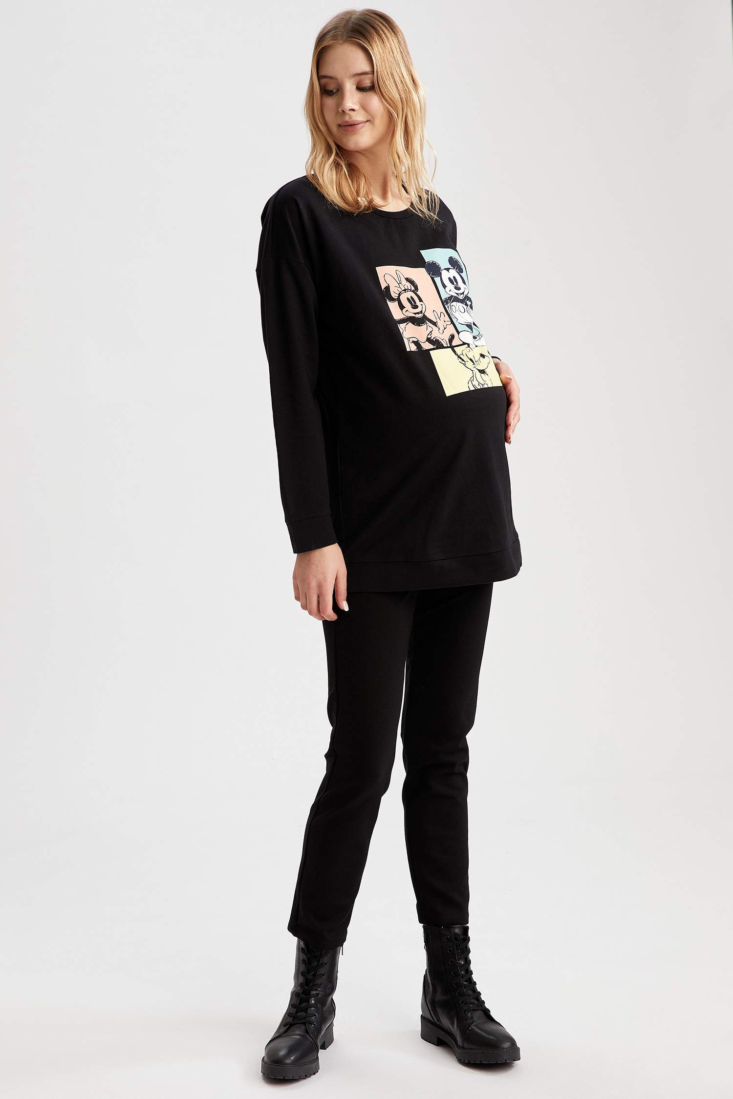 Disney Lisanslı Hamile Sweatshirt