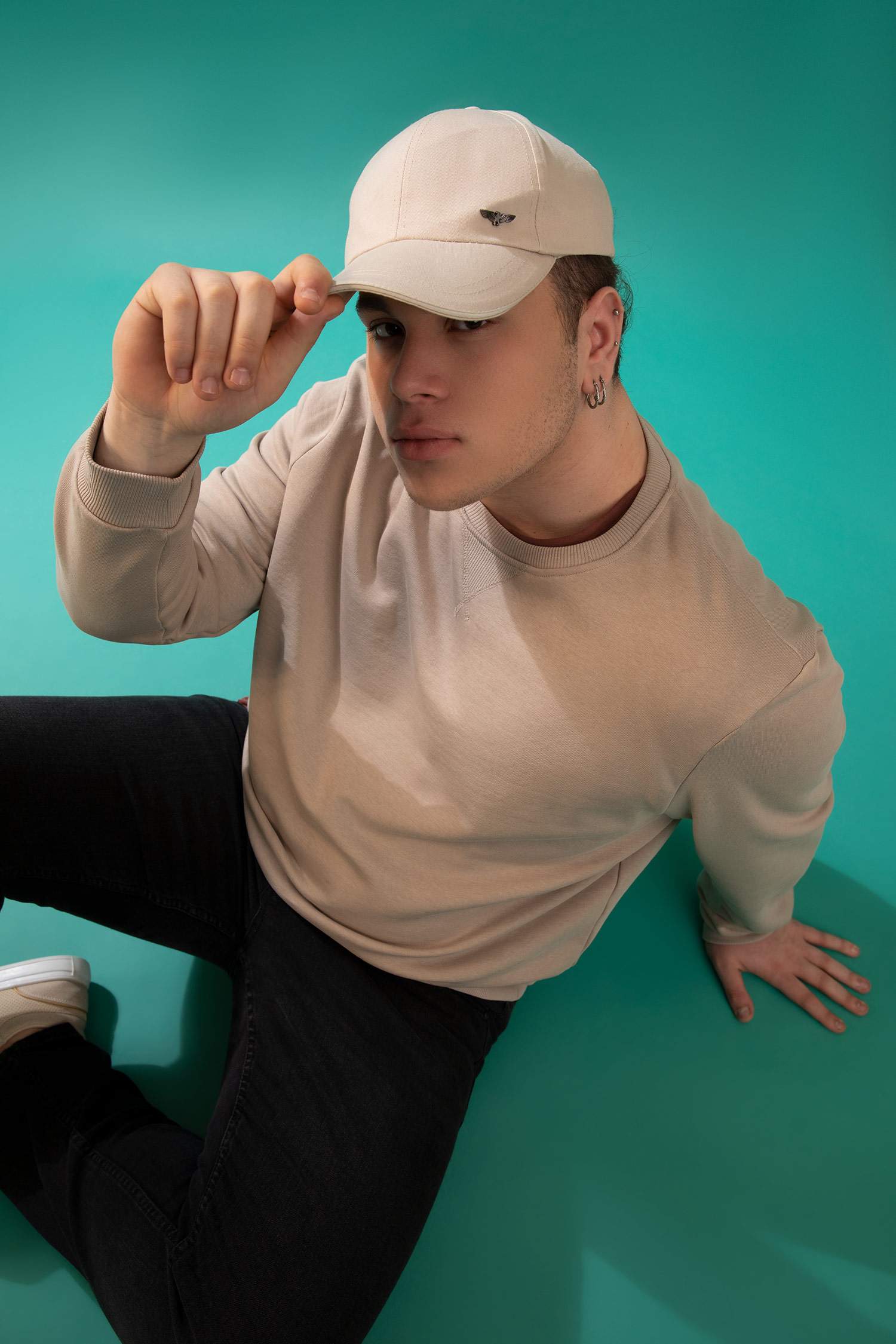 Regular Fit Sürdürülebilir Sweatshirt