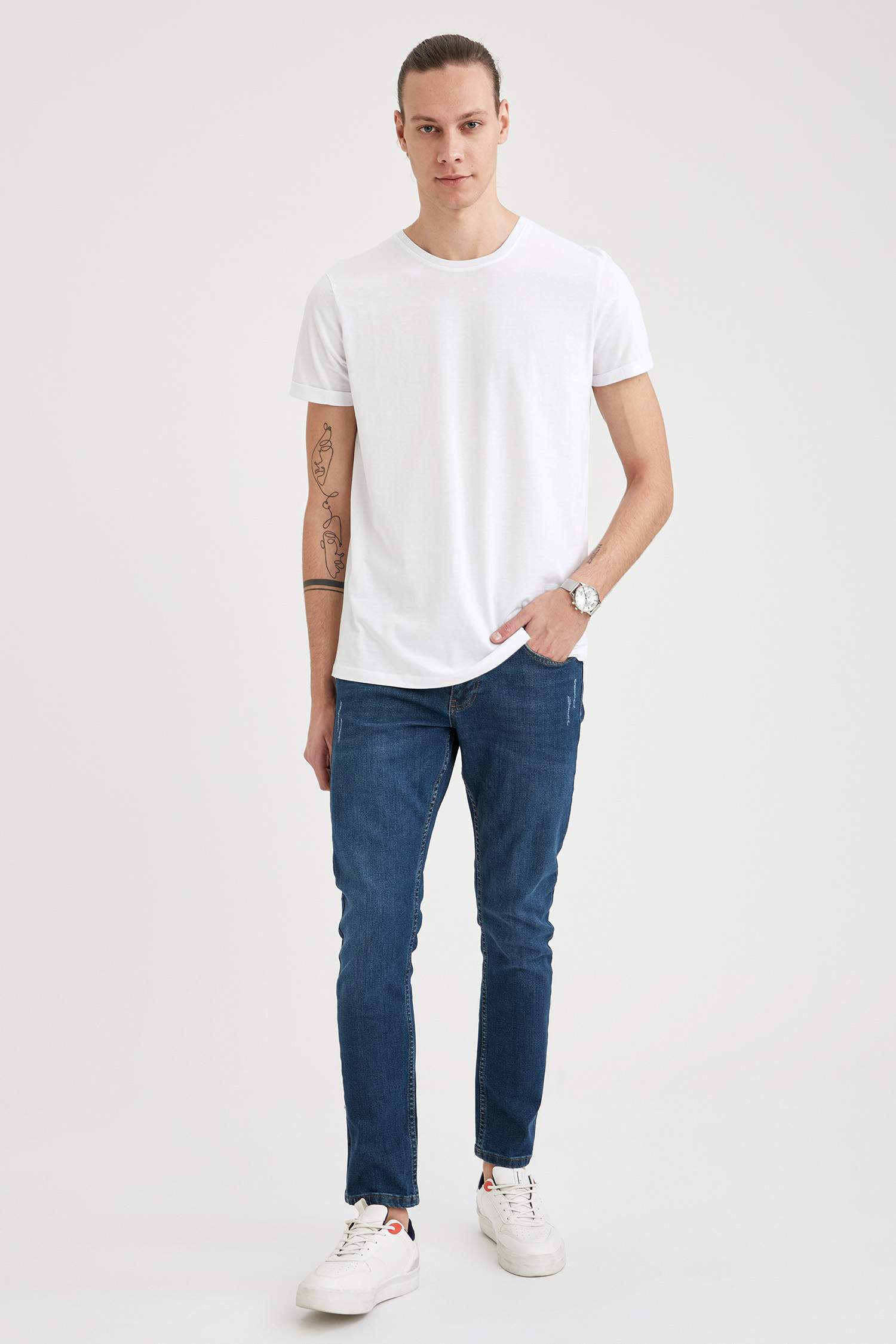 Carlo Skinny Fit Düşük Bel Dar Paça Jean Pantolon
