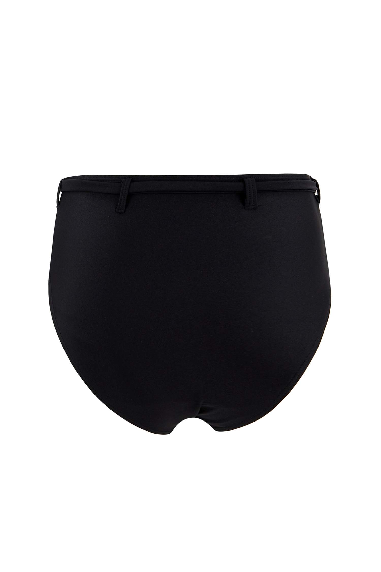 Basic Yüksek Bel Bağcık Detaylı Bikini Altı