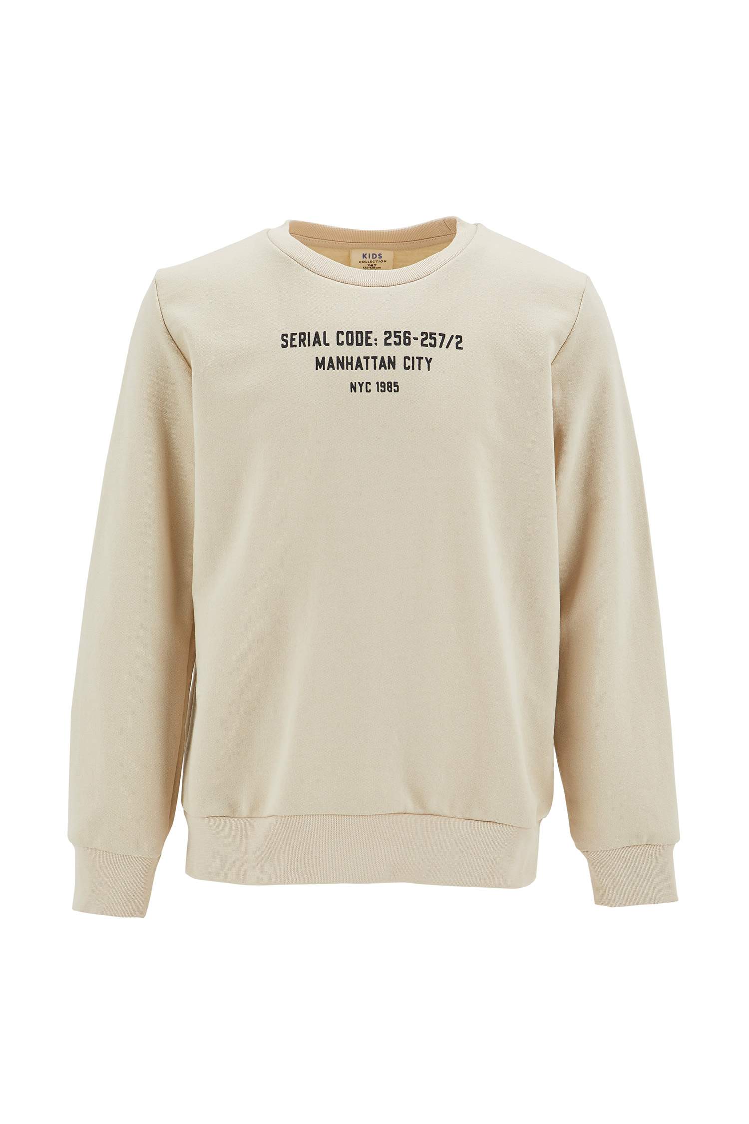Erkek Çocuk Yazı Baskılı Sweatshirt