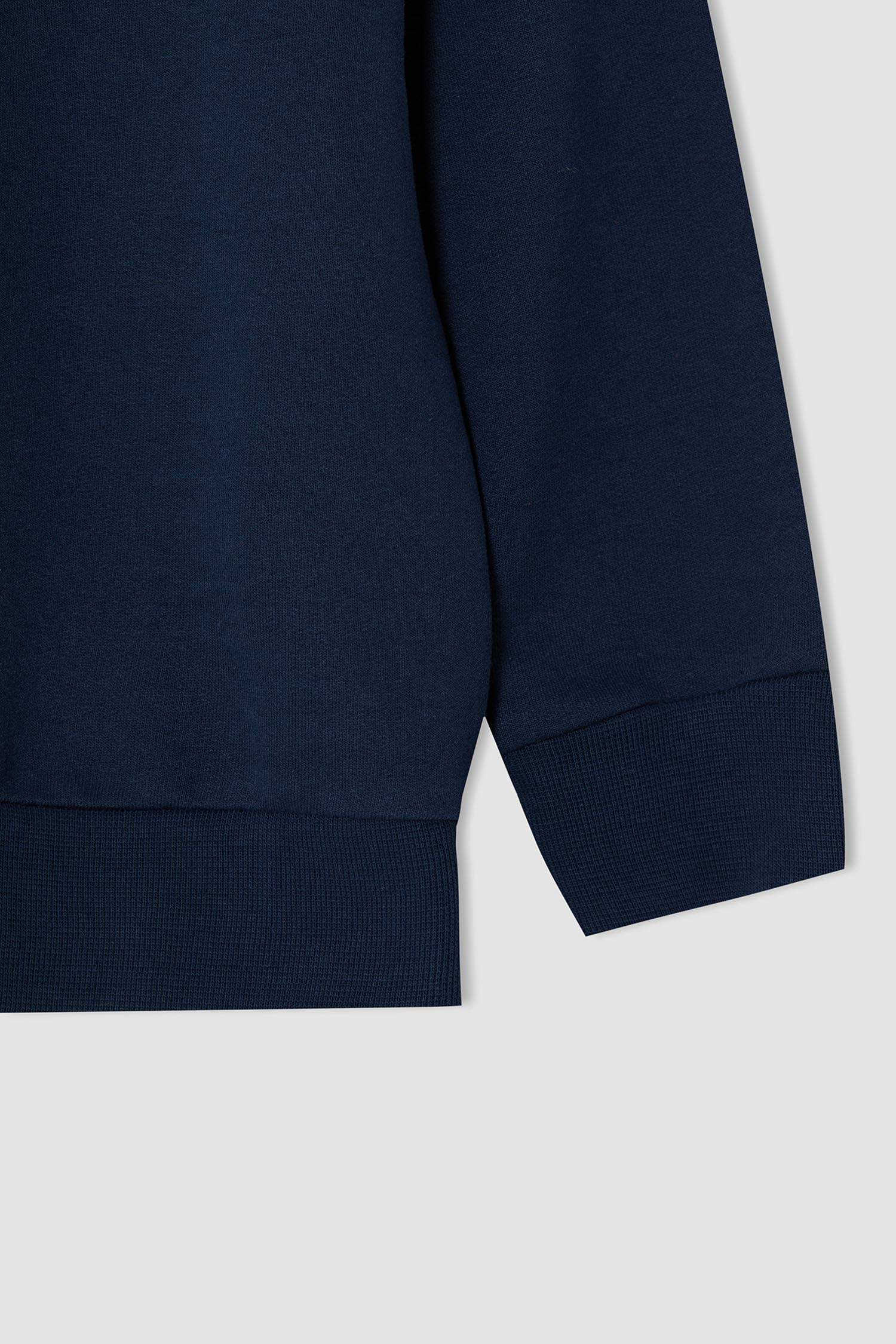 Erkek Çocuk Yazı Baskılı Sweatshirt